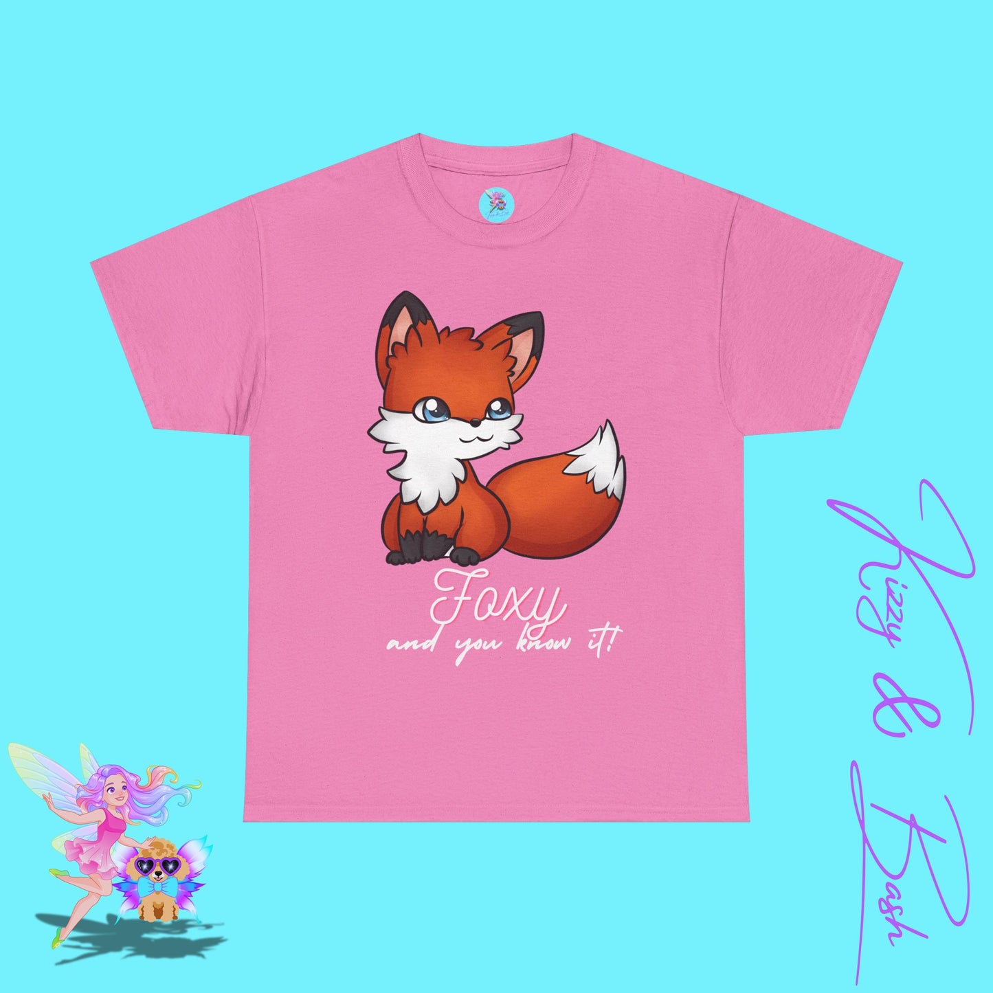 Foxy and You Know It T-Shirt Cute Woodland Animal Tee Perfect Gift for Fox Lovers Unique Forestcore Shirt Sassy Animal Tee Funny Fox Shirt Unisex Heavy Cotton Tee