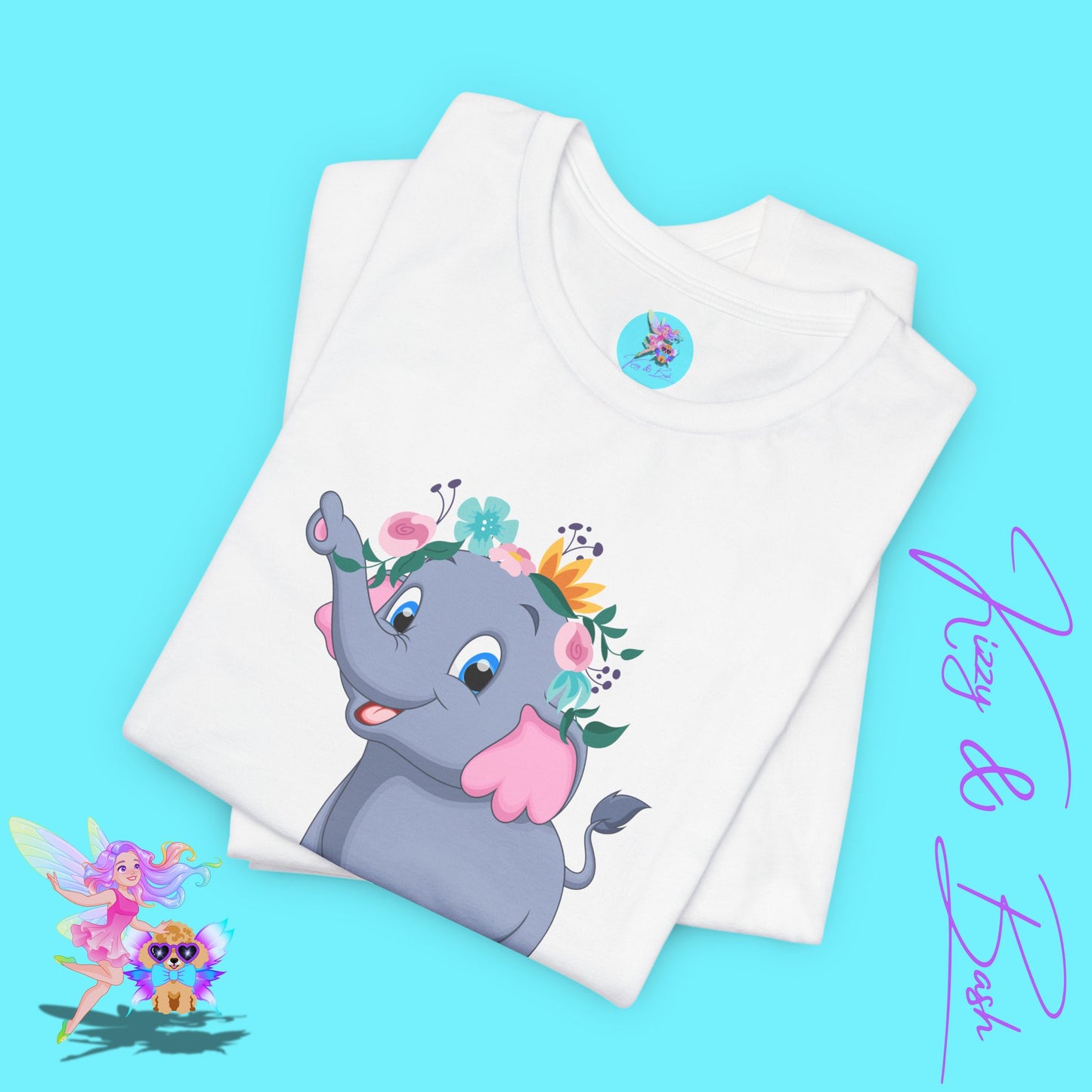 Cute Elephant Princess Shirt Gift for Elephant Lovers Cute Graphic Tee for Her Empowering and Motivational T-Shirt Gift for Princess Lovers Adult Unisex Jersey Short Sleeve Tee
