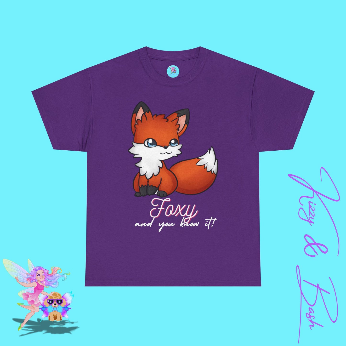 Foxy and You Know It T-Shirt Cute Woodland Animal Tee Perfect Gift for Fox Lovers Unique Forestcore Shirt Sassy Animal Tee Funny Fox Shirt Unisex Heavy Cotton Tee
