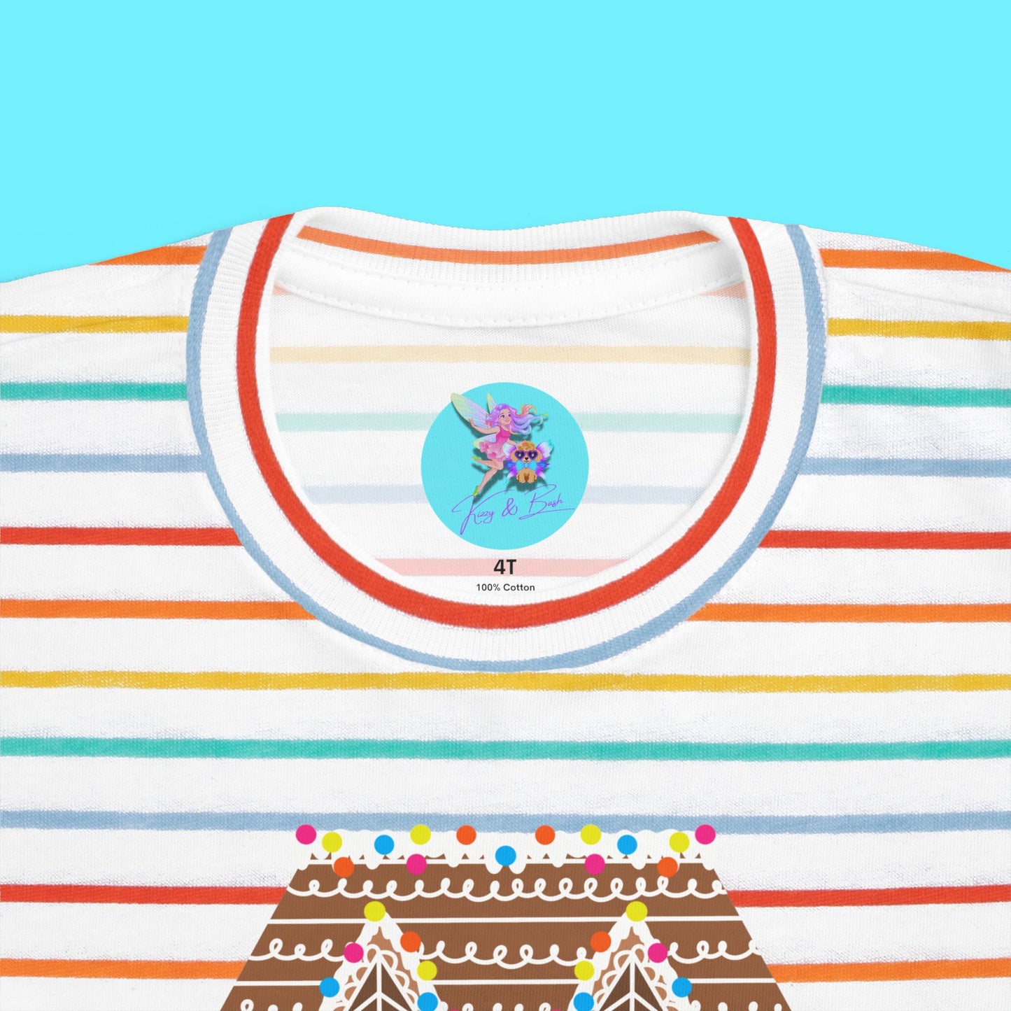 Gingerbread Family T-Shirt for Toddlers Funny Christmas Shirt for Him or Her Found Family Gift Idea Gingerbread Lovers T-Shirt Unique Gingerbread Shirt for Toddler's Fine Jersey Tee