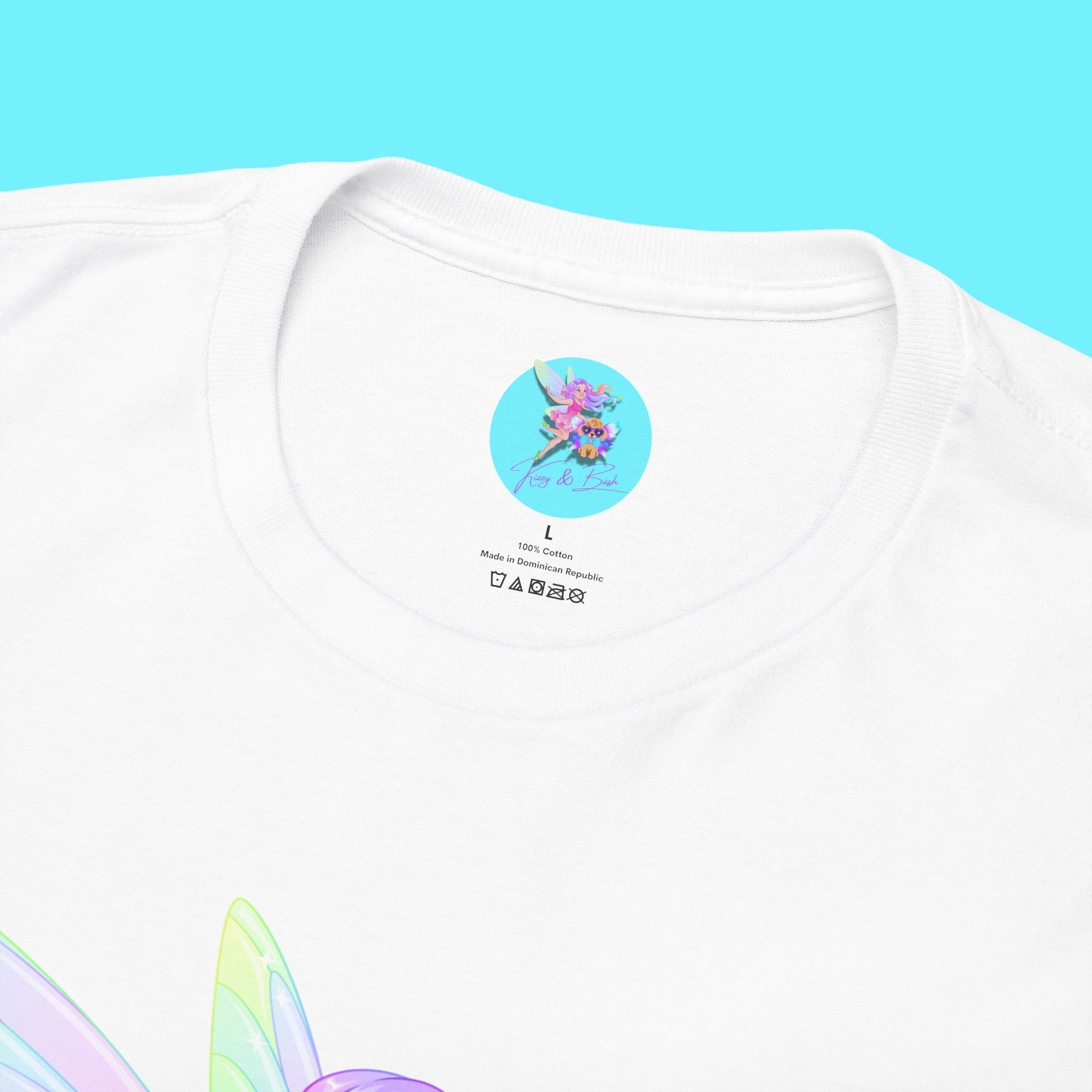 Kizzy & Bash Signature Shirt Unique Fairycore Gift Idea Colorful Fairy and Toy Poodle Fairy Shirt Fun Shirt for Dog Mom Perfect Gift for Fairy Lovers Beautiful Fairy Shirt Poodle Lover Gift Unisex Heavy Cotton Tee