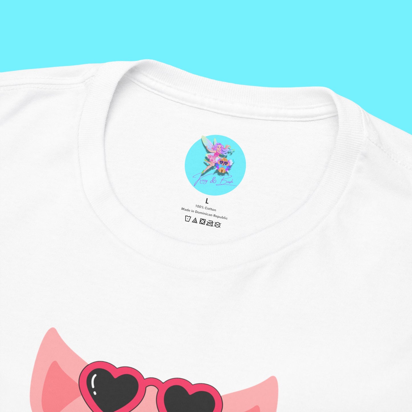 Adorable Pig Riding a Bicycle T-Shirt Cute Pig Shirt for Her Funny Animal T-Shirt Gift for Pig Lovers Funny Gift for Bicyclists Unique Spring Tee Unisex Heavy Cotton Tee