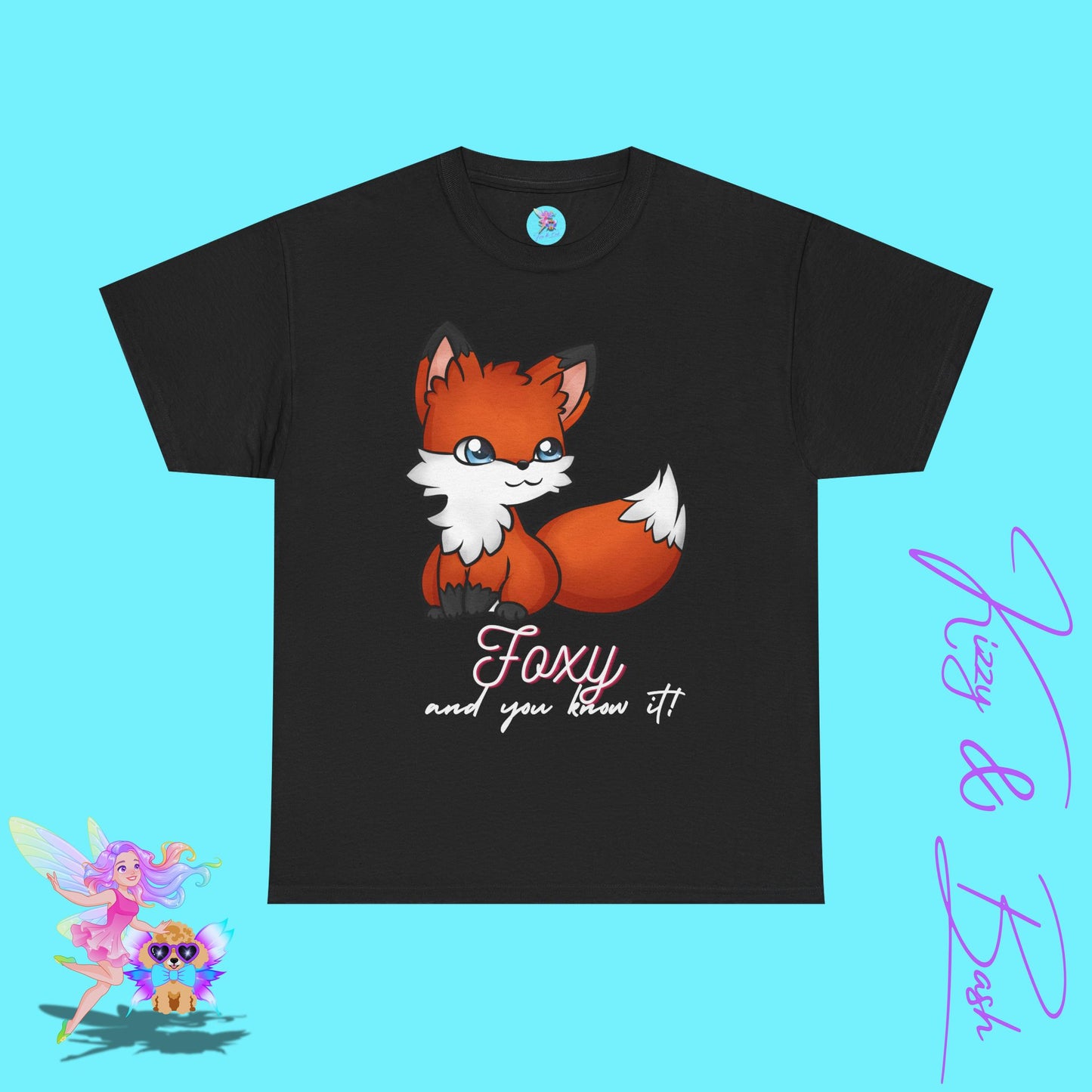 Foxy and You Know It T-Shirt Cute Woodland Animal Tee Perfect Gift for Fox Lovers Unique Forestcore Shirt Sassy Animal Tee Funny Fox Shirt Unisex Heavy Cotton Tee