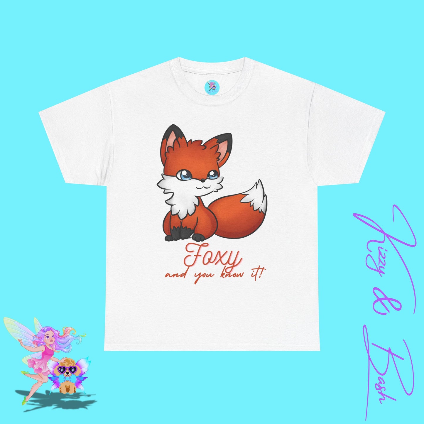 Foxy and You Know It T-Shirt Cute Woodland Animal Tee Perfect Gift for Fox Lovers Unique Forestcore Shirt Sassy Animal Tee Funny Fox Shirt Unisex Heavy Cotton Tee