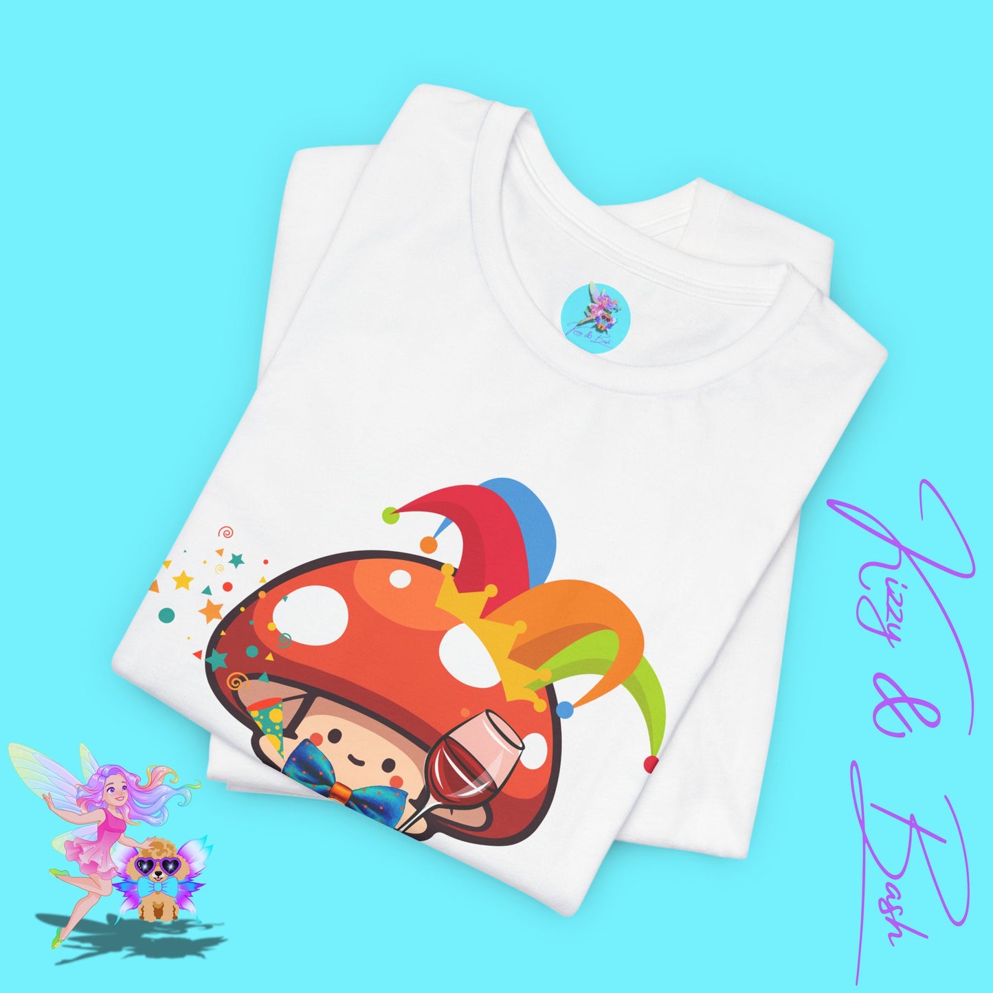 Funny Mushroom Shirt Fungi Pun Gift Mushroom Party T-Shirt Naturecore Tee for Plant & Wine Fans Life of the Party Gift Adult Unisex Jersey Short Sleeve Tee