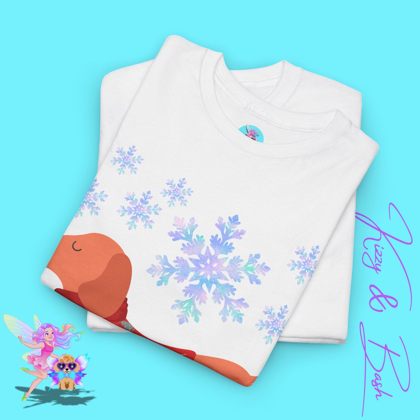 Christmas Wiener Dog T-Shirt for Adults Dachshund Through the Snow Holiday Shirt for Dog Lovers Cute Dog Christmas Shirt Perfect Gift for Pun Lovers Unique Gift for Dog Mom or Dog Dad Unisex Heavy Cotton Tee