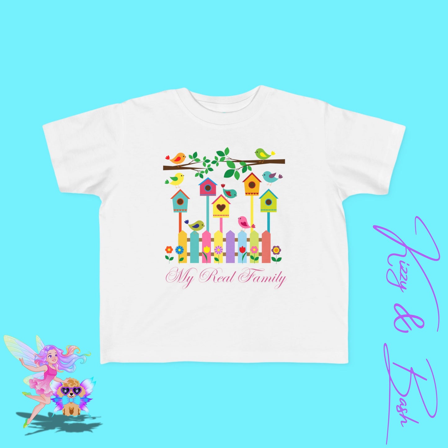 Bird Lover T-Shirt for Toddlers Perfect Birdwatcher Shirt for Him or Her Colorful Spring Tee Bird Lover Gift Idea Cottagecore Nature Tee Naturecore Gift for Eco-Lover Shirt for Toddler's Fine Jersey Tee
