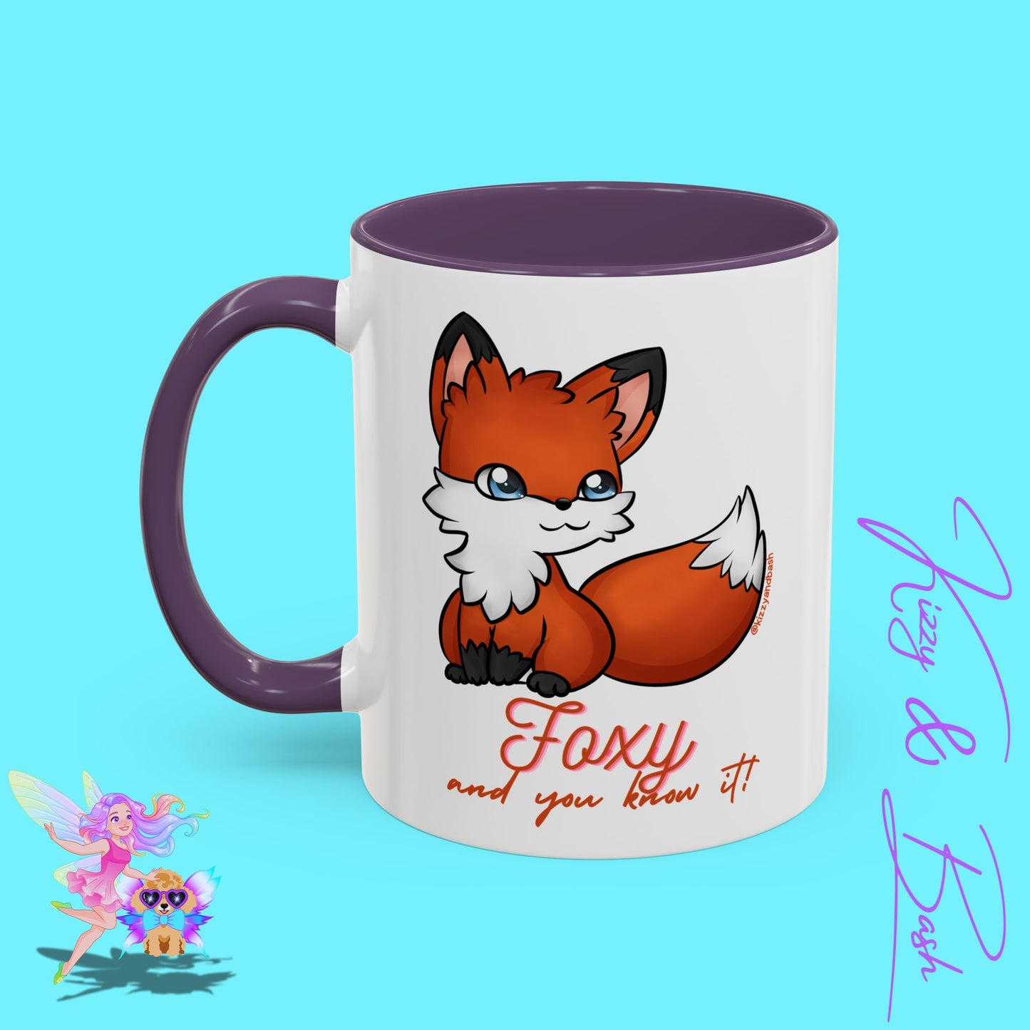 Red Fox Mug for Her Funny Woodland Animal Gift Idea Cute Fox Coffee Mug Perfect Gift for Fox Lovers Foxy and You Know It Accent Coffee Mug - 11, 15oz