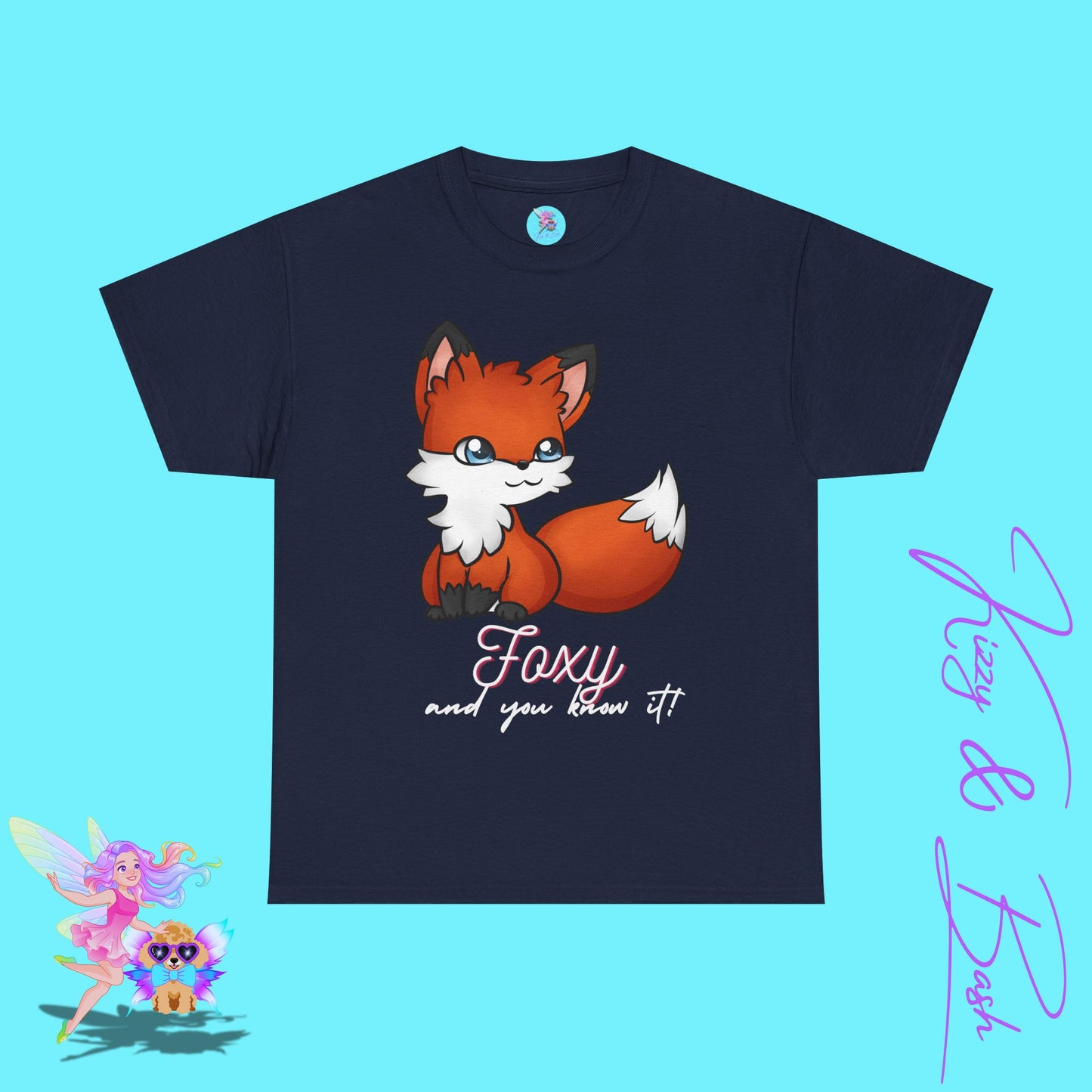 Foxy and You Know It T-Shirt Cute Woodland Animal Tee Perfect Gift for Fox Lovers Unique Forestcore Shirt Sassy Animal Tee Funny Fox Shirt Unisex Heavy Cotton Tee