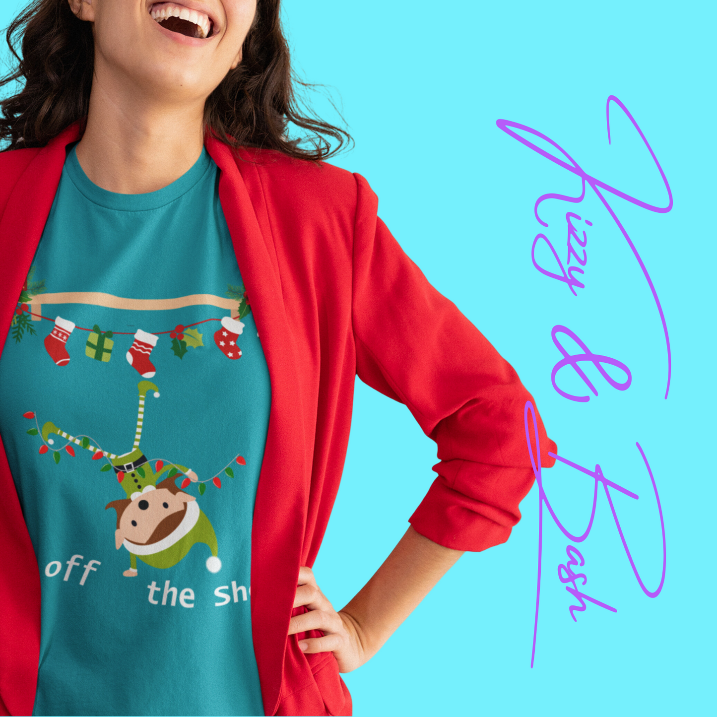 Funny Elf Off the Shelf Christmas T-Shirt for Adults Perfect Gift for Elf Lovers Unique Christmas T-Shirt Clumsy Elf Tee White Elephant Gift Exchange Idea Funny Holiday Graphic Tee Unisex Heavy Cotton Tee