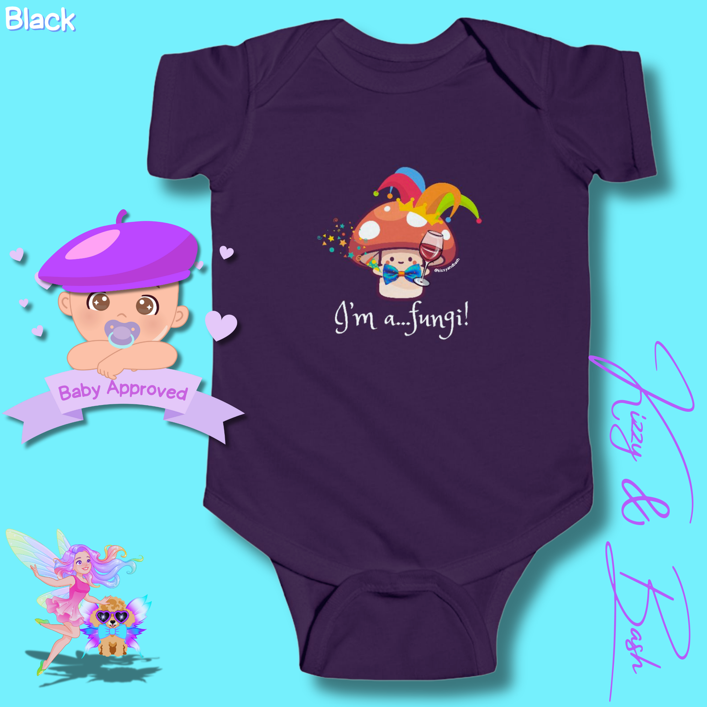 Cute Mushroom Onesie for Infant Funny Mushroom Outfit for Newborn Nature Baby Nursery Forestcore for Baby Nature Lover Baby Clothes I'm a Fungi Infant Fine Jersey Bodysuit