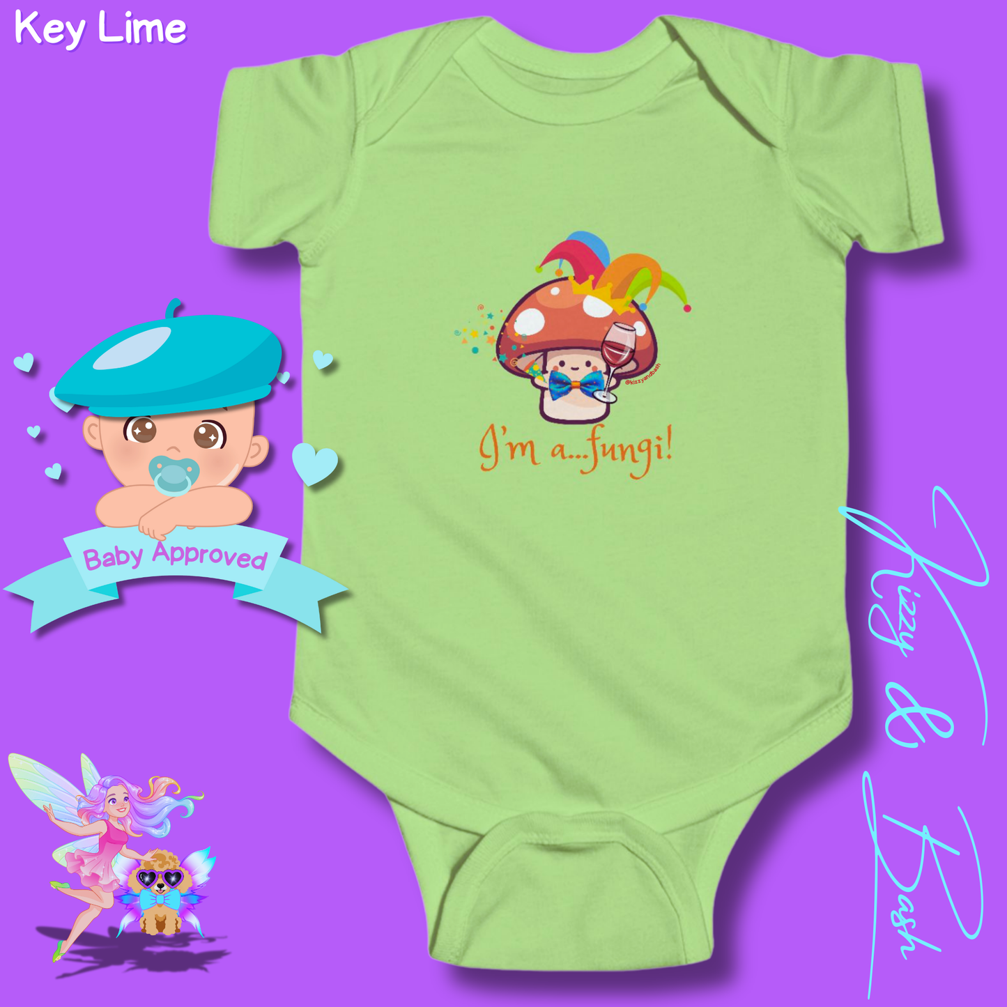 Cute Mushroom Onesie for Infant Funny Mushroom Outfit for Newborn Nature Baby Nursery Forestcore for Baby Nature Lover Baby Clothes I'm a Fungi Infant Fine Jersey Bodysuit