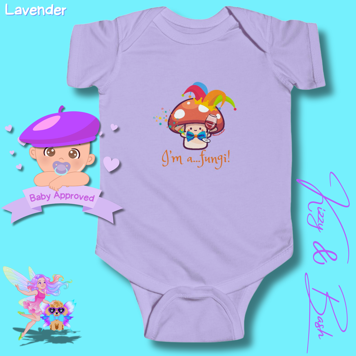 Cute Mushroom Onesie for Infant Funny Mushroom Outfit for Newborn Nature Baby Nursery Forestcore for Baby Nature Lover Baby Clothes I'm a Fungi Infant Fine Jersey Bodysuit