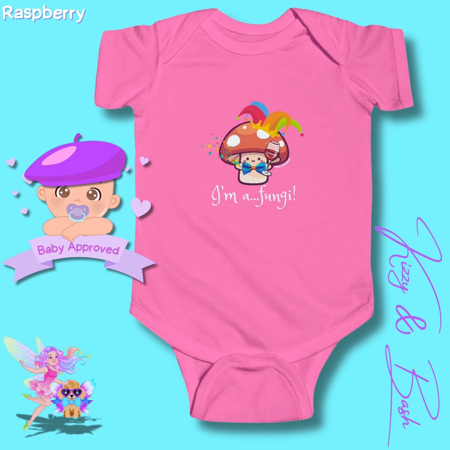 Cute Mushroom Onesie for Infant Funny Mushroom Outfit for Newborn Nature Baby Nursery Forestcore for Baby Nature Lover Baby Clothes I'm a Fungi Infant Fine Jersey Bodysuit