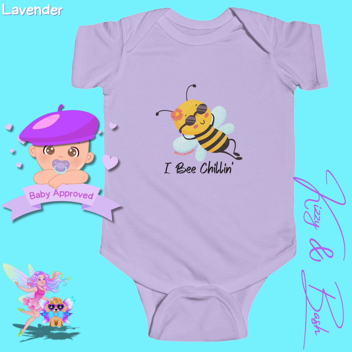 Honey Bee - I Bee Chillin' - Spring - Pollinators - Infant Fine Jersey Bodysuit