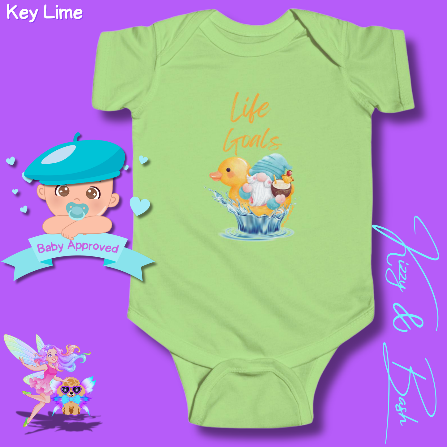Funny Gnome Baby Onesie Gnome Nursery Decor Unique Baby Shower Gift Idea Rubber Ducky Onesie Perfect Gift for New Mom Cute Gnome Gift for Baby Cute Rubber Ducky Gift for Baby Rubber Ducky Life Goals Infant Fine Jersey Bodysuit