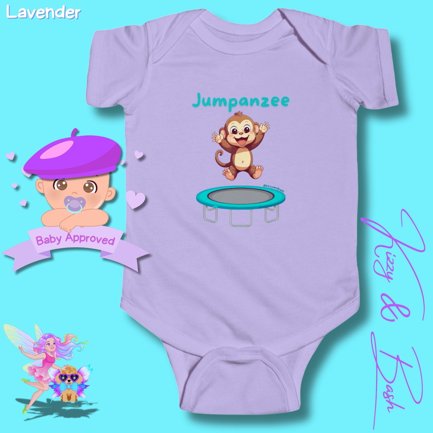 Monkey Bodysuit Monkey Onesie Cute Infant Clothes Jumpanzee Monkey Gift for Baby Unique Baby Shower Gift Ideas Monkey Nursery Gift Cute Gift for Baby Boy or Girl