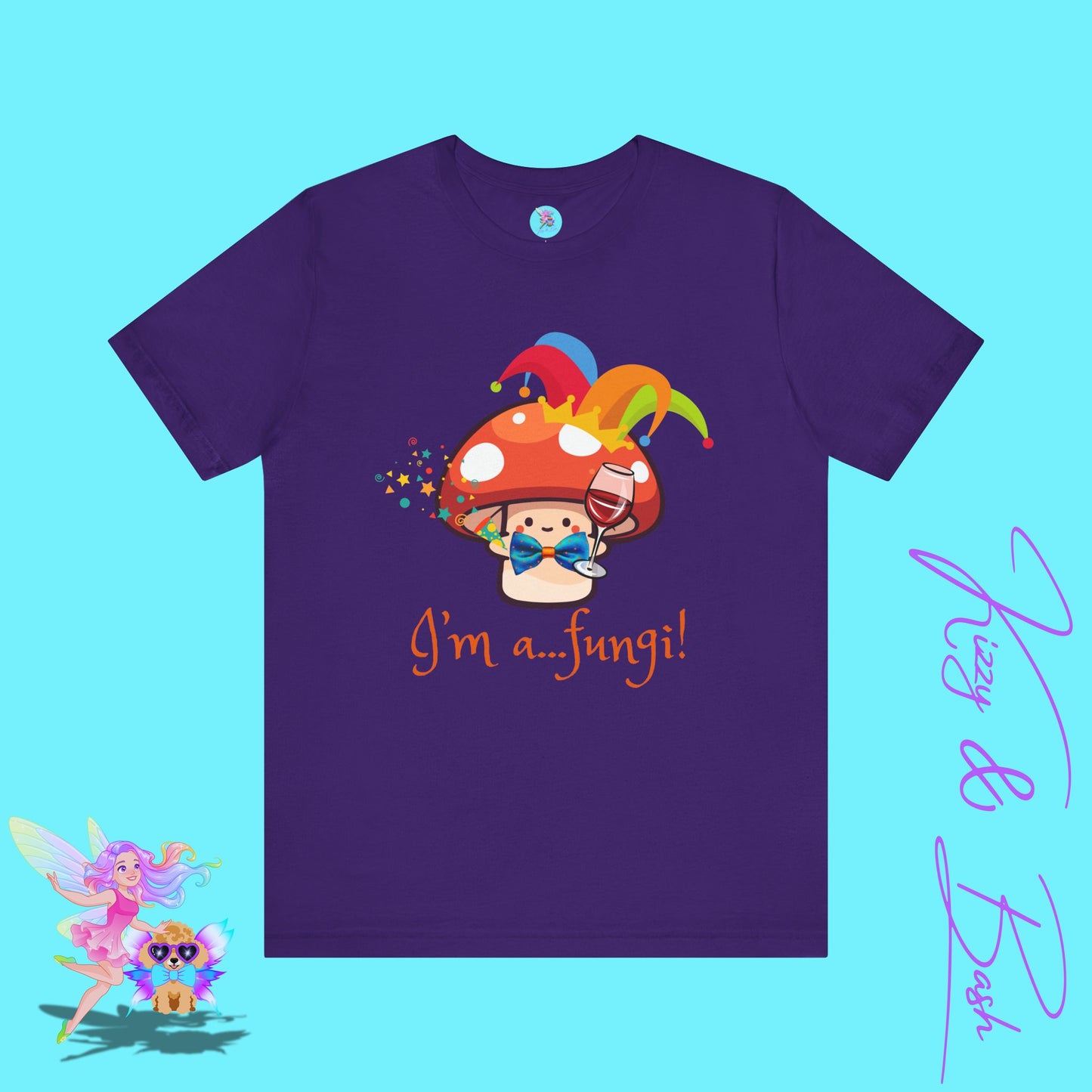 Funny Mushroom Shirt Fungi Pun Gift Mushroom Party T-Shirt Naturecore Tee for Plant & Wine Fans Life of the Party Gift Adult Unisex Jersey Short Sleeve Tee
