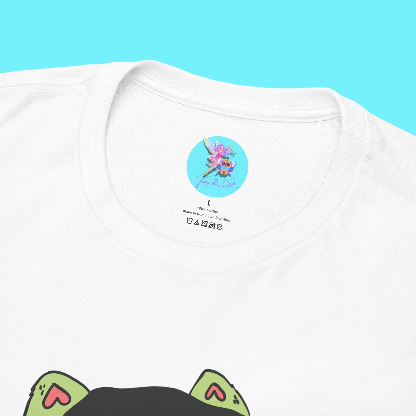 Frankenstein Kitty Cat T-Shirt Cute Halloween Pun Shirt Perfect Halloween Shirt for Cat Lovers Funny Zombie Monster Cat Gift for Cat Mom or Cat Dad Unisex Heavy Cotton Tee
