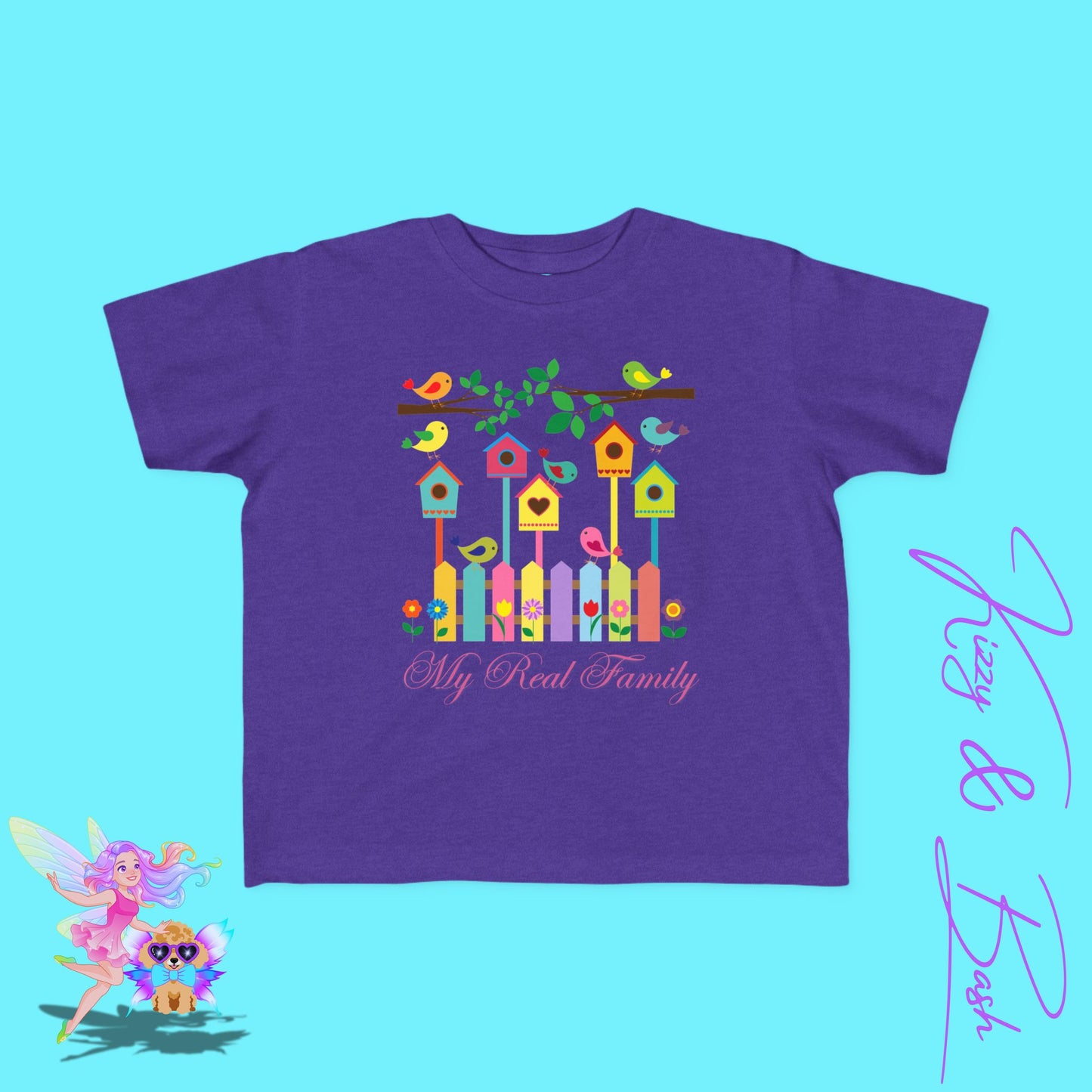 Bird Lover T-Shirt for Toddlers Perfect Birdwatcher Shirt for Him or Her Colorful Spring Tee Bird Lover Gift Idea Cottagecore Nature Tee Naturecore Gift for Eco-Lover Shirt for Toddler's Fine Jersey Tee