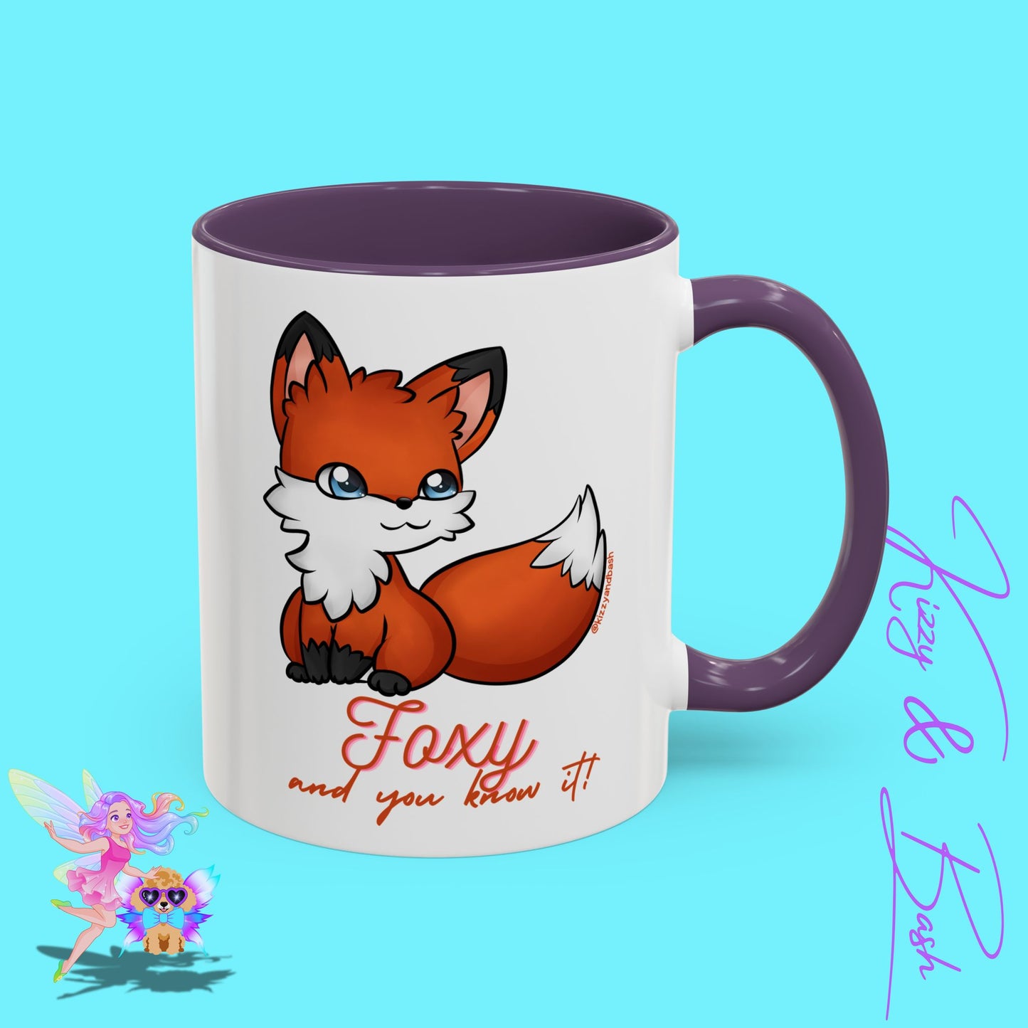 Red Fox Mug for Her Funny Woodland Animal Gift Idea Cute Fox Coffee Mug Perfect Gift for Fox Lovers Foxy and You Know It Accent Coffee Mug - 11, 15oz