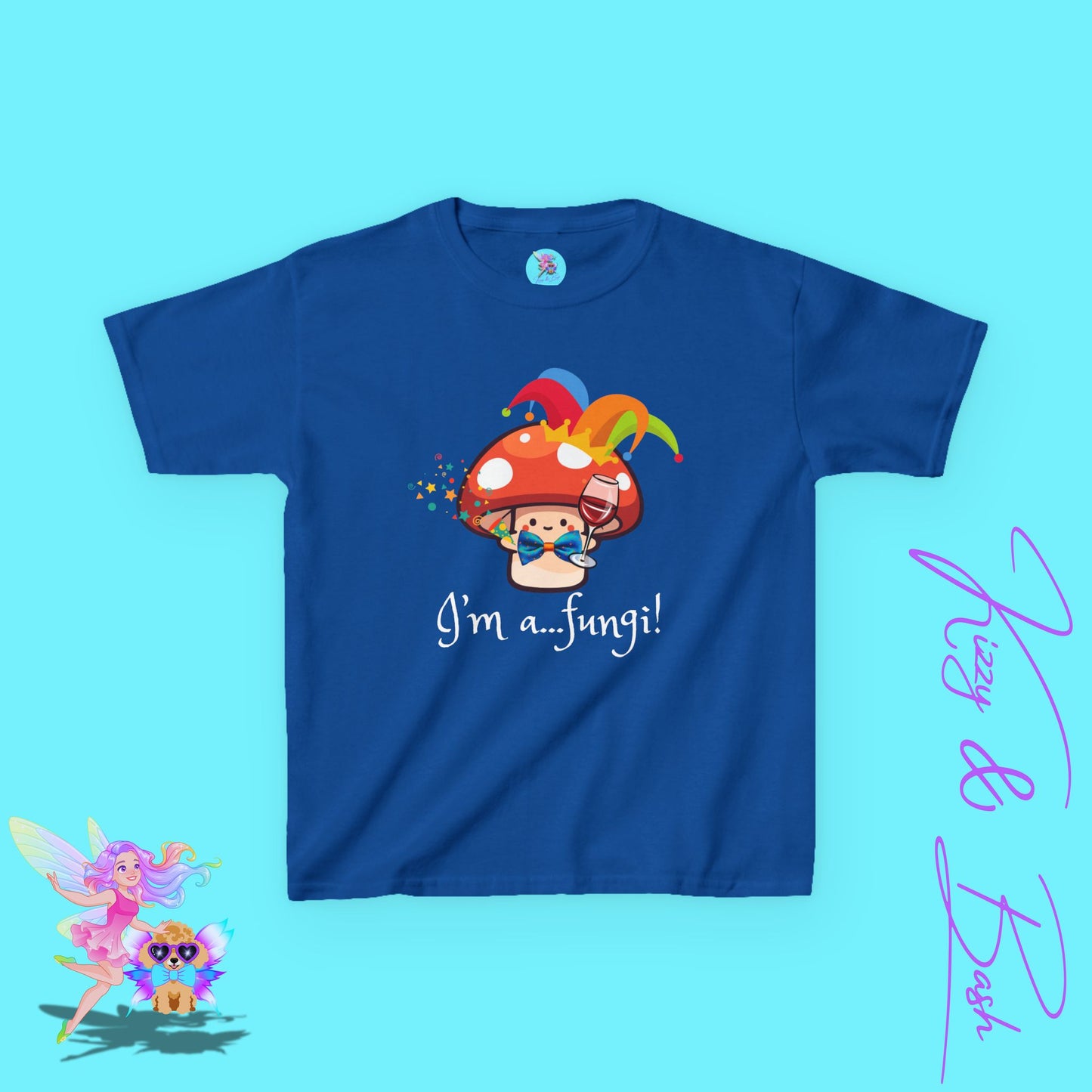 Funny Mushroom Shirt for Kids Naturecore Tee Gift for Mushroom Lovers Unique Gift for Him or Her Cute Mushroom Pun Shirt for Kids Heavy Cotton™ Tee