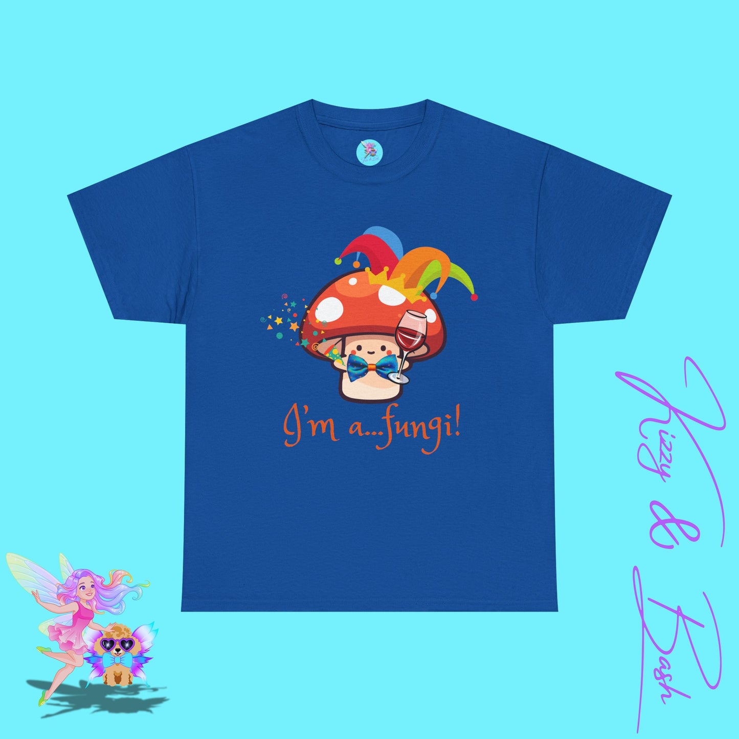 Funny Mushroom Pun T-Shirt for Adults I'm a Fungi Shirt Punny Naturecore Tee Life of the Party Gift Idea Funny Gift for Nature Lovers Unisex Heavy Cotton Tee