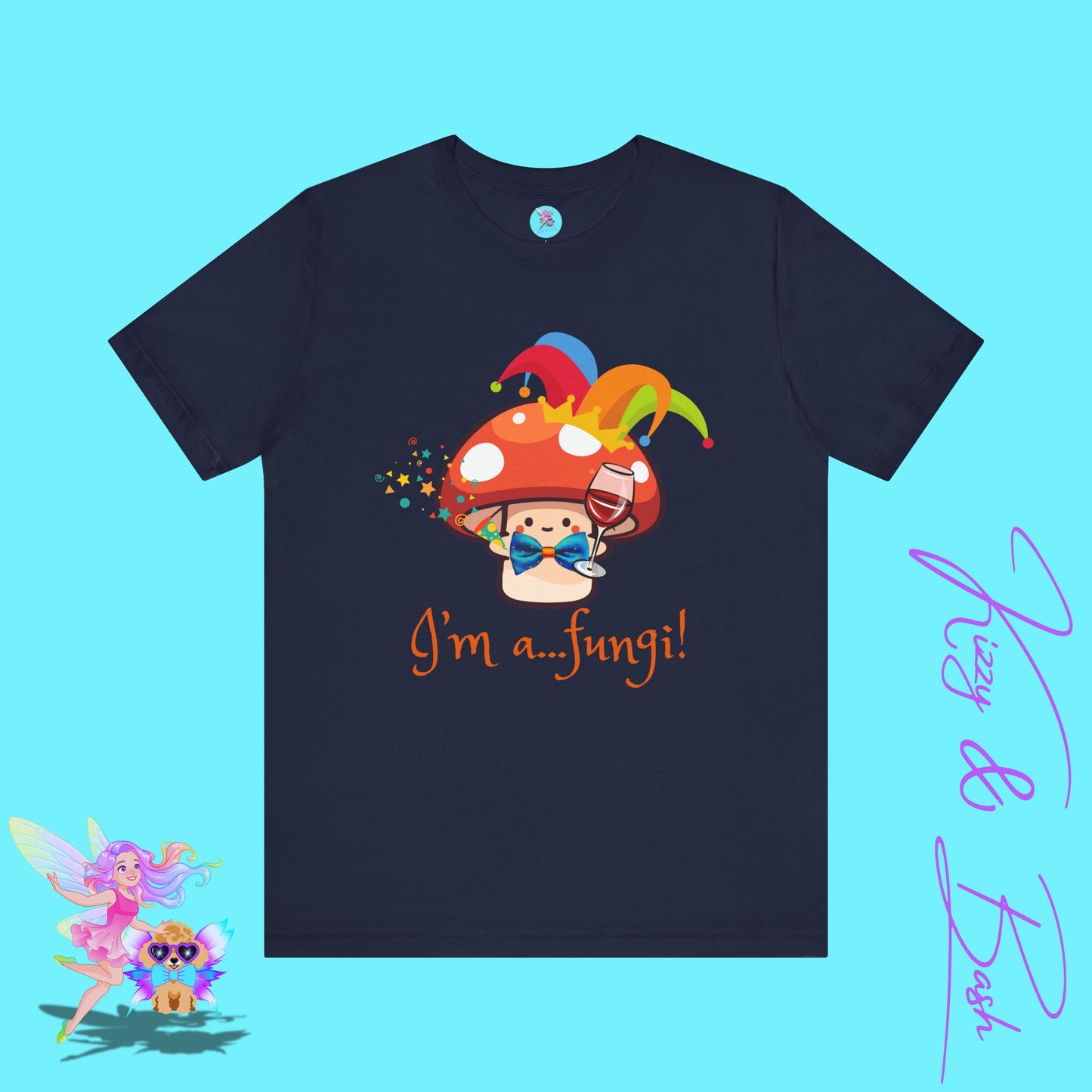 Funny Mushroom Shirt Fungi Pun Gift Mushroom Party T-Shirt Naturecore Tee for Plant & Wine Fans Life of the Party Gift Adult Unisex Jersey Short Sleeve Tee
