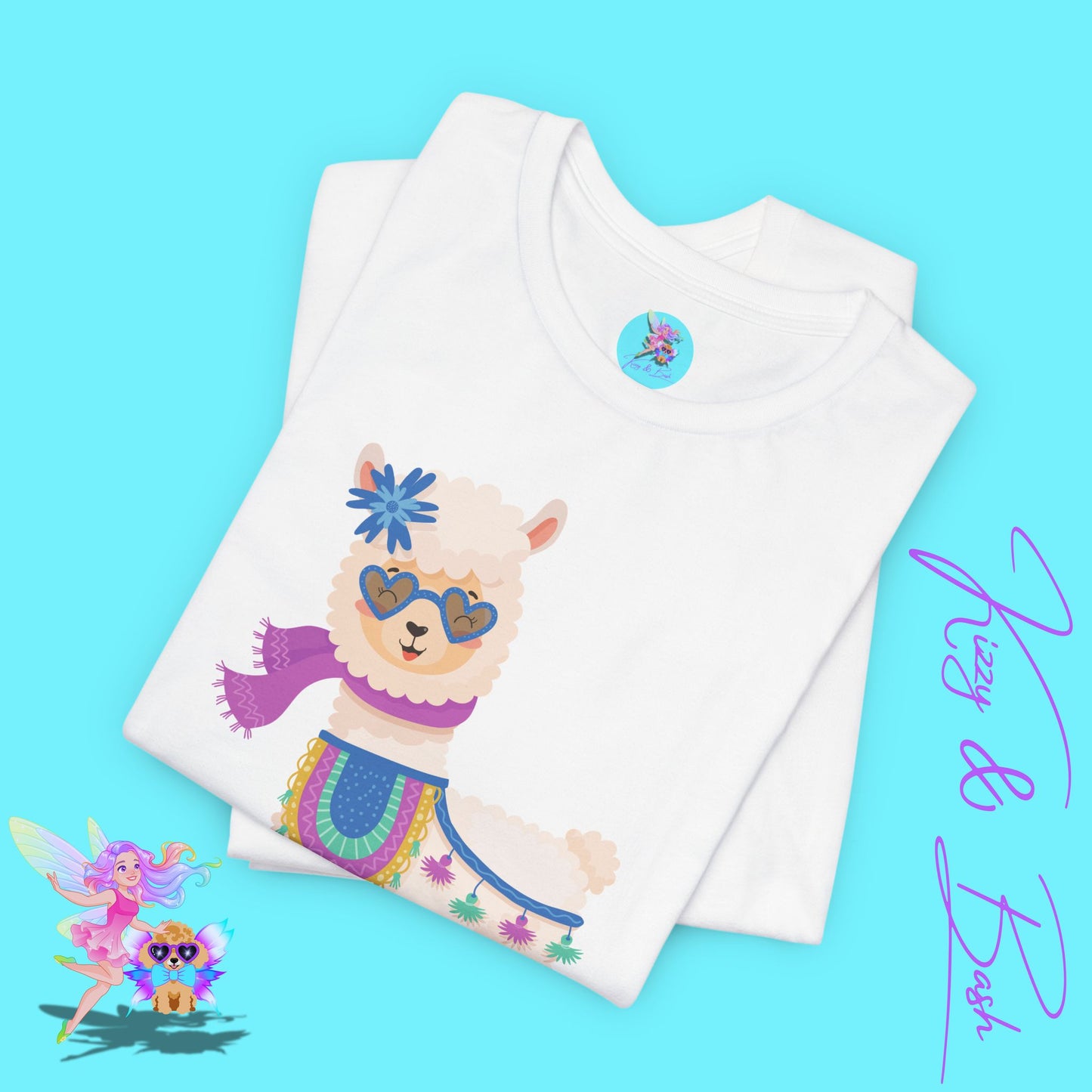All Drama Llama T-Shirt Funny Pun Tee for Animal Lovers Stylish Llama Lover Gift Tee Gift for Llama Lovers Adult Unisex Jersey Short Sleeve Tee