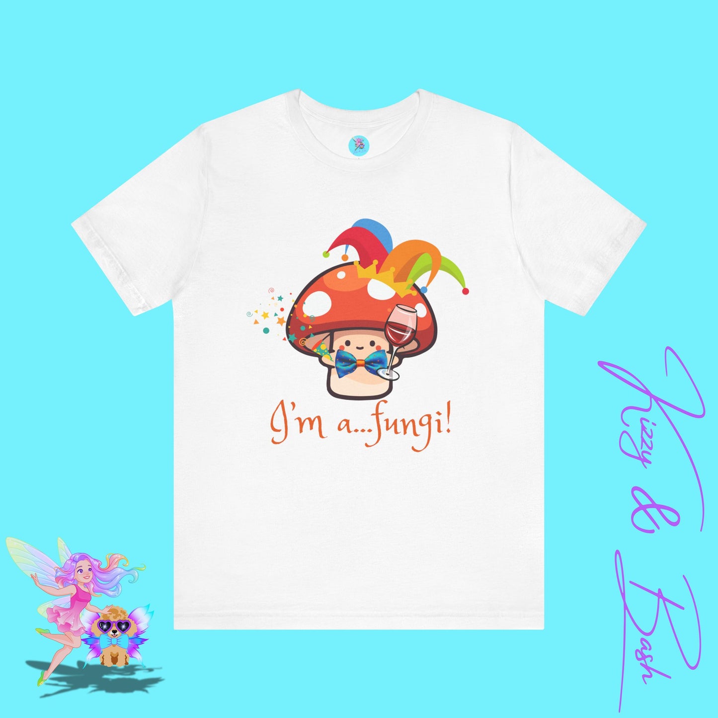 Funny Mushroom Shirt Fungi Pun Gift Mushroom Party T-Shirt Naturecore Tee for Plant & Wine Fans Life of the Party Gift Adult Unisex Jersey Short Sleeve Tee