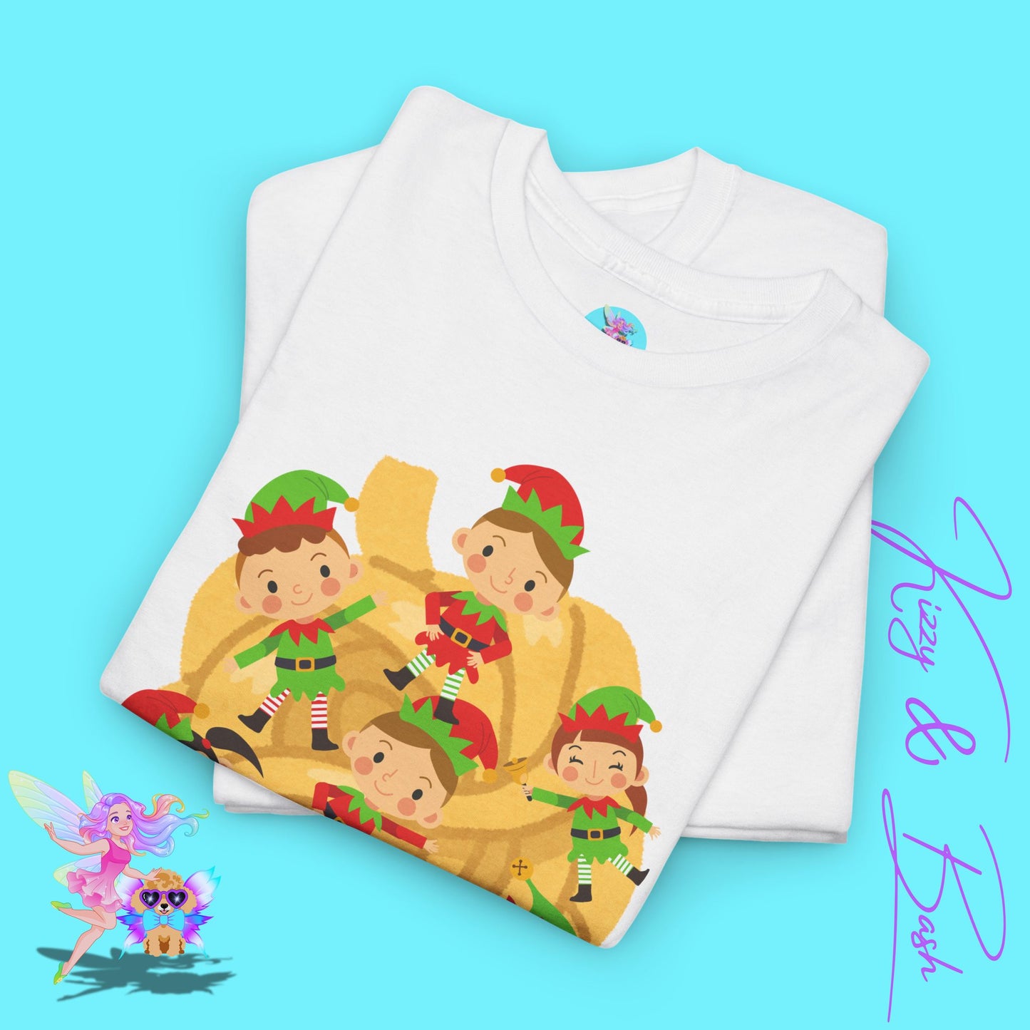 Fettuccini Elfredo T-Shirt Funny Christmas Shirt for Adults Unique Christmas Gift for Him or Her Funny Gift for Elf Lovers Fun T-Shirt for Food Lovers Foodie Shirt Ultimate White Elephant Gift Exchange Idea Unisex Heavy Cotton Tee