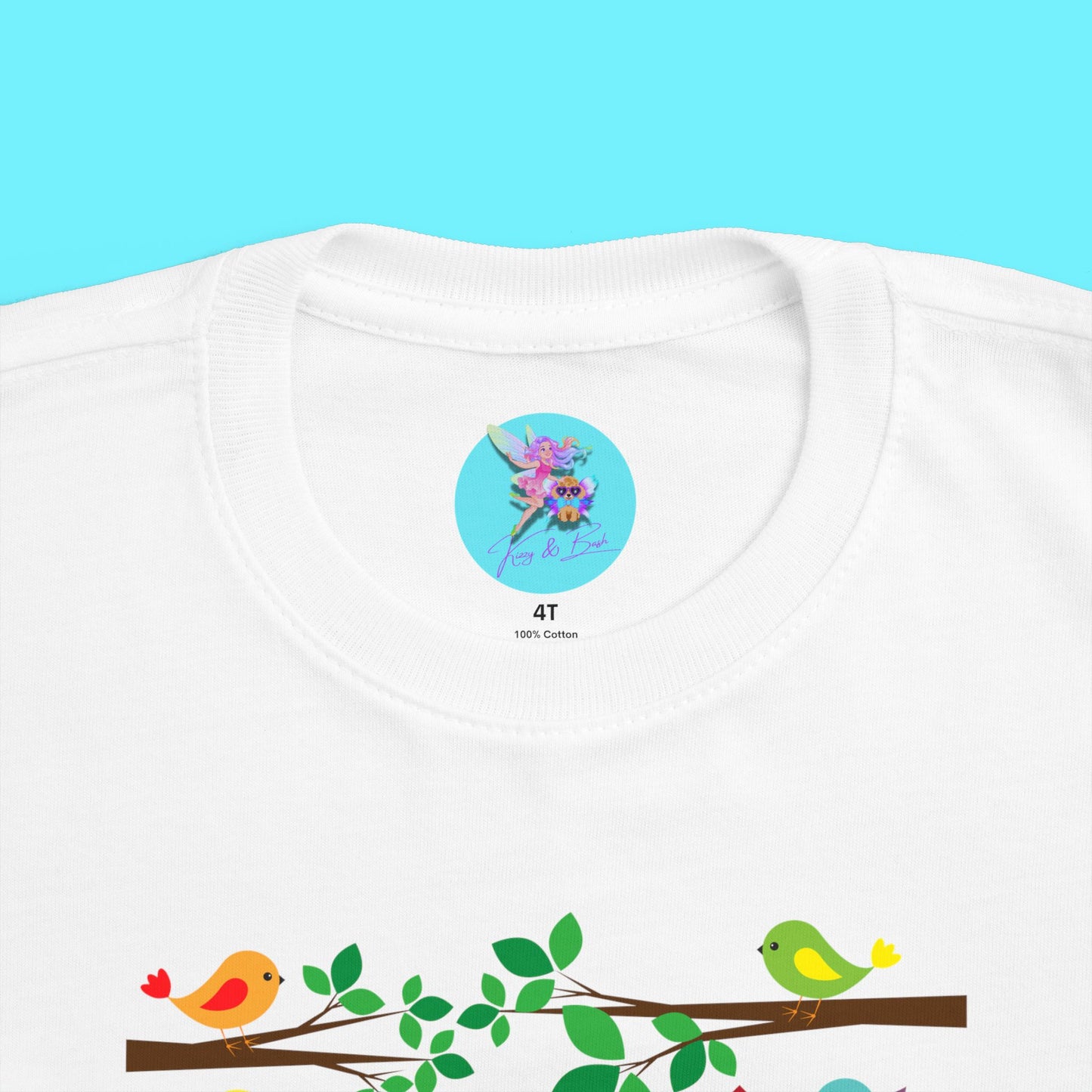 Bird Lover T-Shirt for Toddlers Perfect Birdwatcher Shirt for Him or Her Colorful Spring Tee Bird Lover Gift Idea Cottagecore Nature Tee Naturecore Gift for Eco-Lover Shirt for Toddler's Fine Jersey Tee