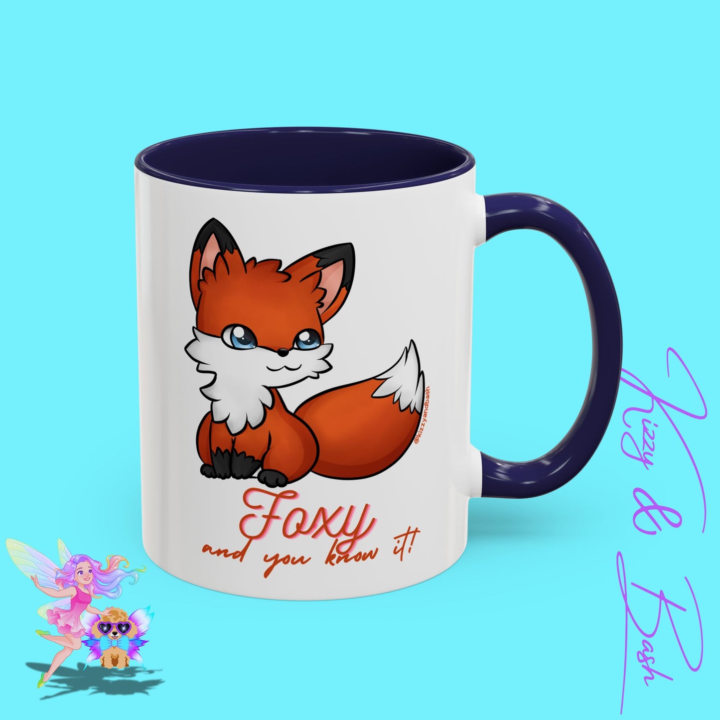 Red Fox Mug for Her Funny Woodland Animal Gift Idea Cute Fox Coffee Mug Perfect Gift for Fox Lovers Foxy and You Know It Accent Coffee Mug - 11, 15oz