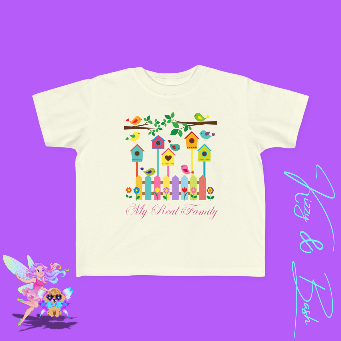 Bird Lover T-Shirt for Toddlers Perfect Birdwatcher Shirt for Him or Her Colorful Spring Tee Bird Lover Gift Idea Cottagecore Nature Tee Naturecore Gift for Eco-Lover Shirt for Toddler's Fine Jersey Tee