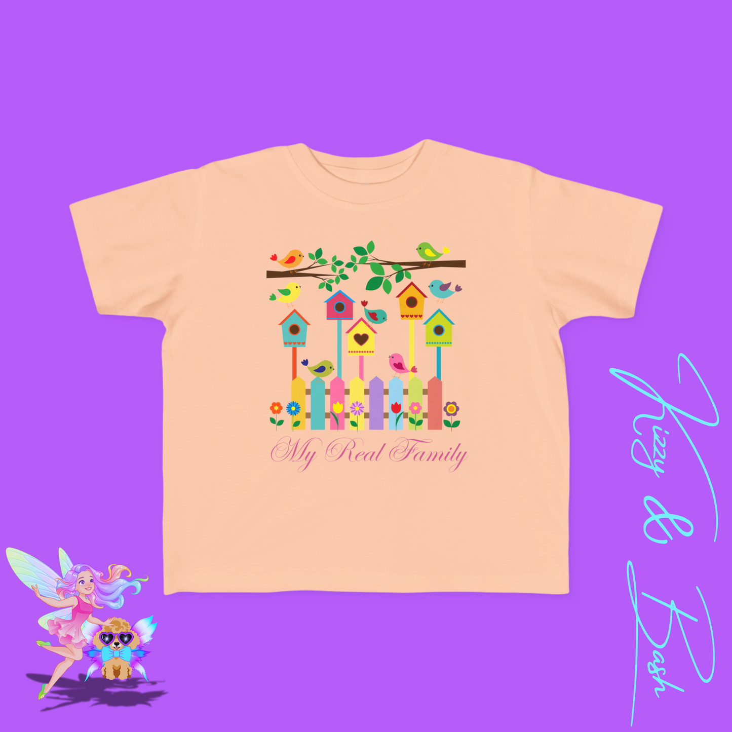 Bird Lover T-Shirt for Toddlers Perfect Birdwatcher Shirt for Him or Her Colorful Spring Tee Bird Lover Gift Idea Cottagecore Nature Tee Naturecore Gift for Eco-Lover Shirt for Toddler's Fine Jersey Tee
