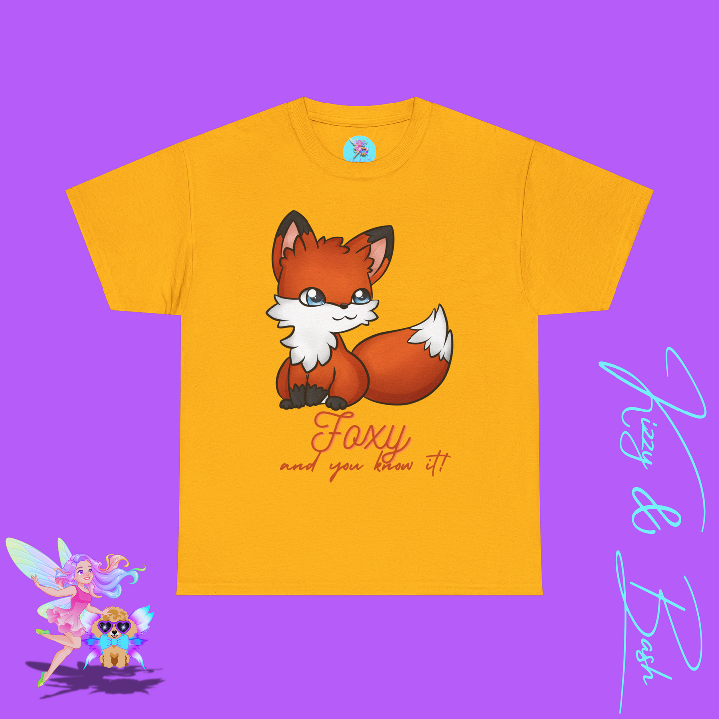 Foxy and You Know It T-Shirt Cute Woodland Animal Tee Perfect Gift for Fox Lovers Unique Forestcore Shirt Sassy Animal Tee Funny Fox Shirt Unisex Heavy Cotton Tee