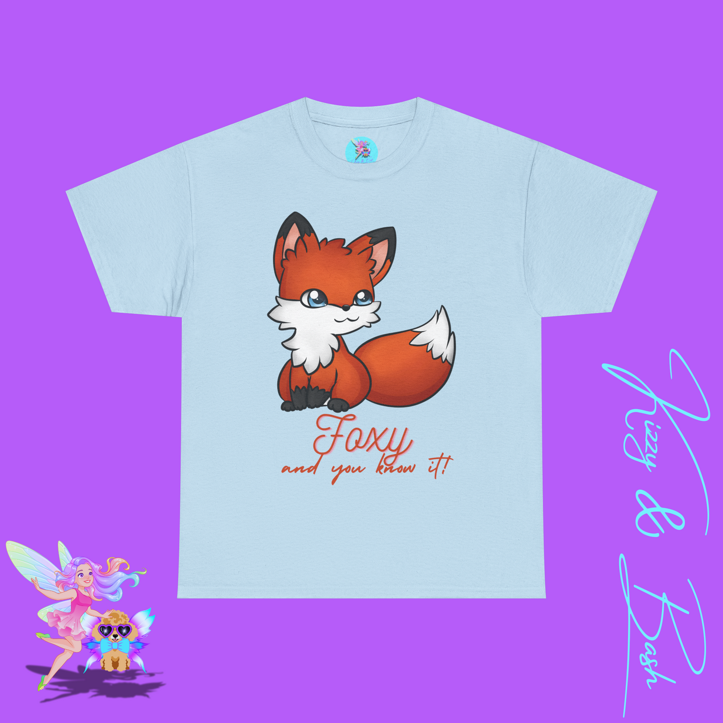 Foxy and You Know It T-Shirt Cute Woodland Animal Tee Perfect Gift for Fox Lovers Unique Forestcore Shirt Sassy Animal Tee Funny Fox Shirt Unisex Heavy Cotton Tee