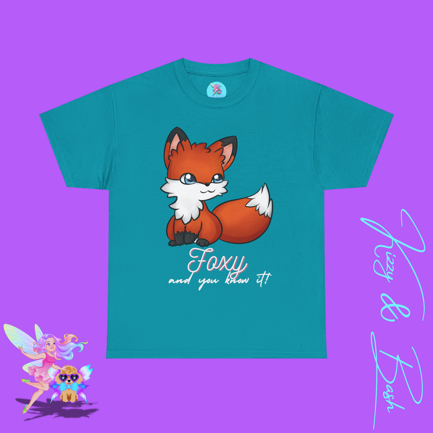 Foxy and You Know It T-Shirt Cute Woodland Animal Tee Perfect Gift for Fox Lovers Unique Forestcore Shirt Sassy Animal Tee Funny Fox Shirt Unisex Heavy Cotton Tee