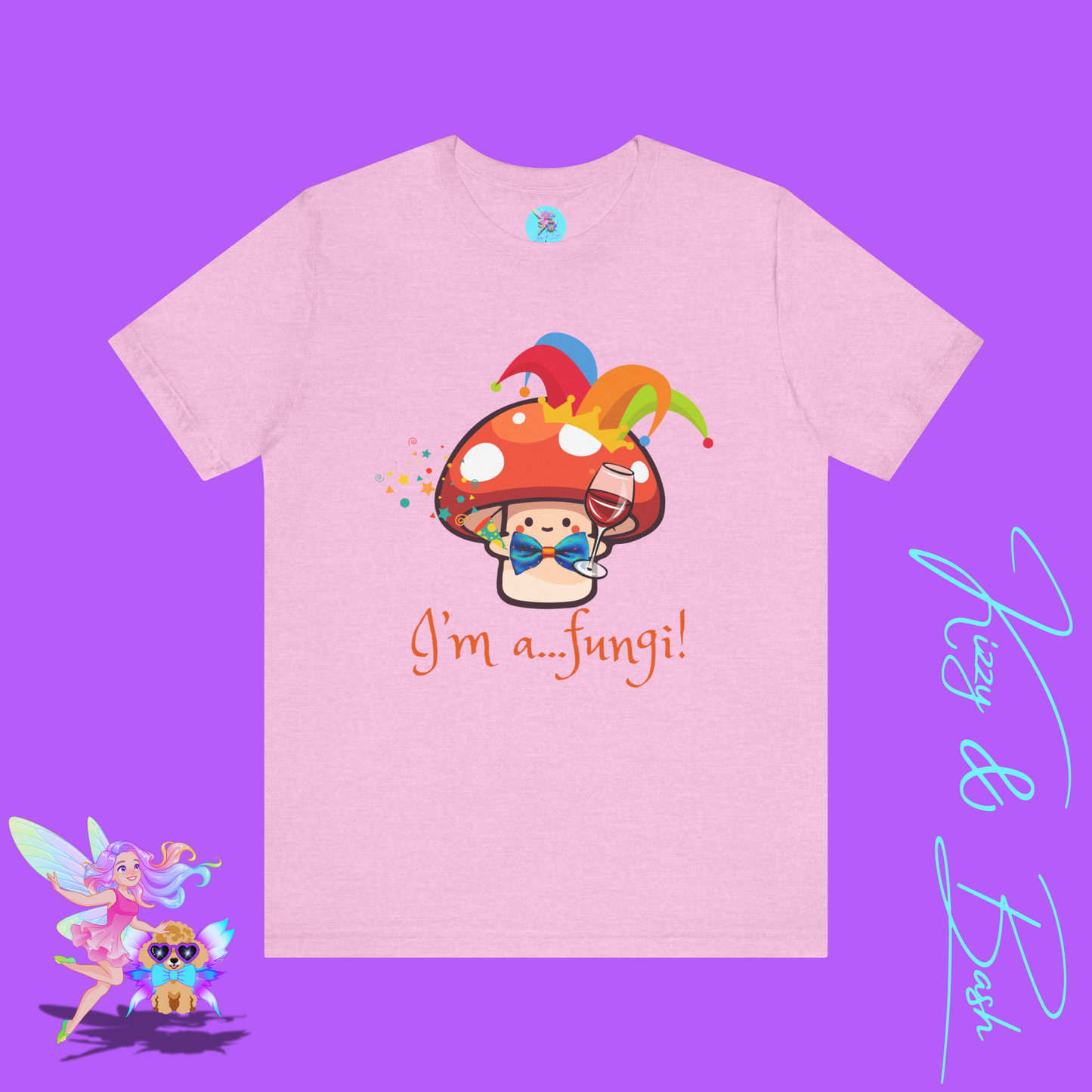 Funny Mushroom Shirt Fungi Pun Gift Mushroom Party T-Shirt Naturecore Tee for Plant & Wine Fans Life of the Party Gift Adult Unisex Jersey Short Sleeve Tee
