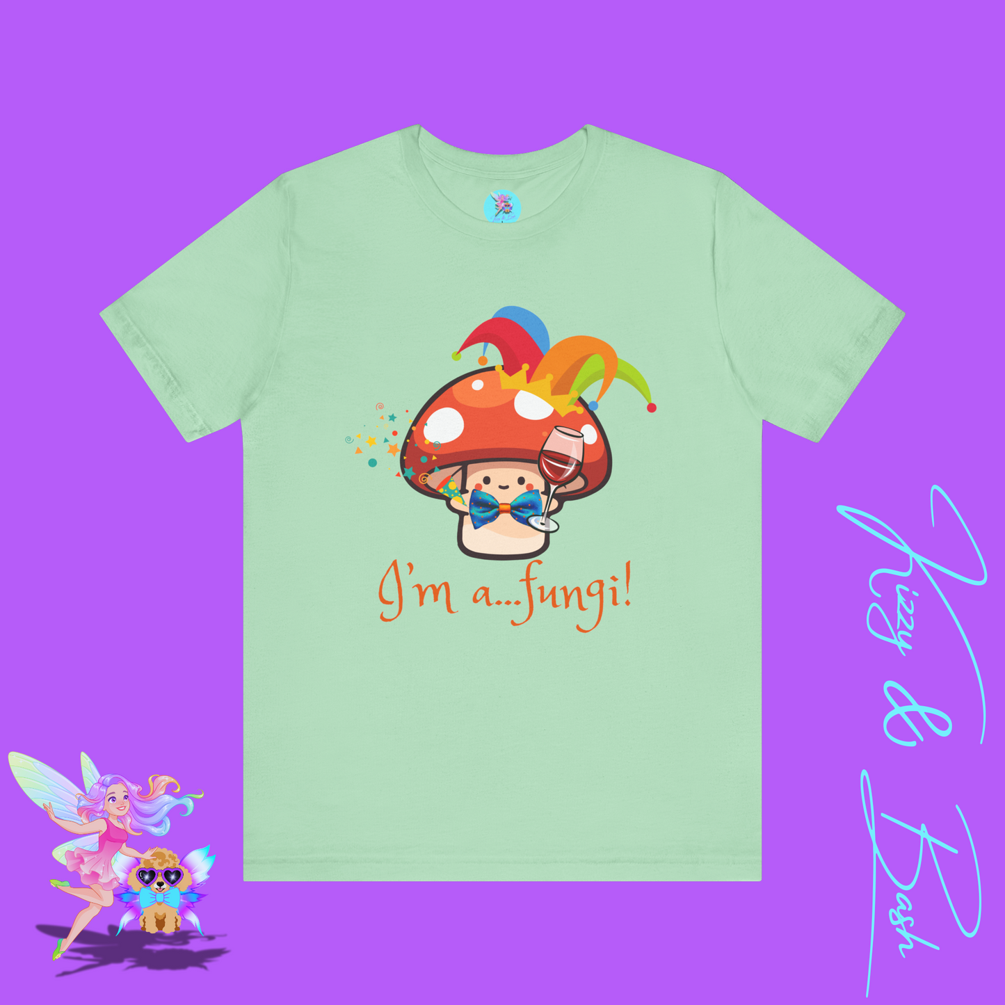 Funny Mushroom Shirt Fungi Pun Gift Mushroom Party T-Shirt Naturecore Tee for Plant & Wine Fans Life of the Party Gift Adult Unisex Jersey Short Sleeve Tee
