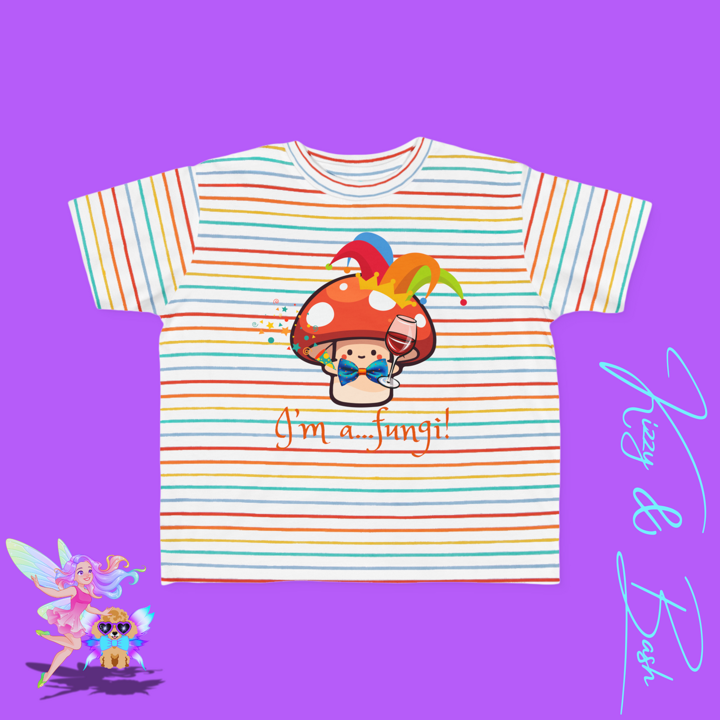 Funny Mushroom Shirt for Toddlers I'm a Fungi Pun T-Shirt Cute Cottagecore Party Tee Perfect Gift for Nature Lovers Shirt Punny Gift Idea for Toddler's Fine Jersey Tee