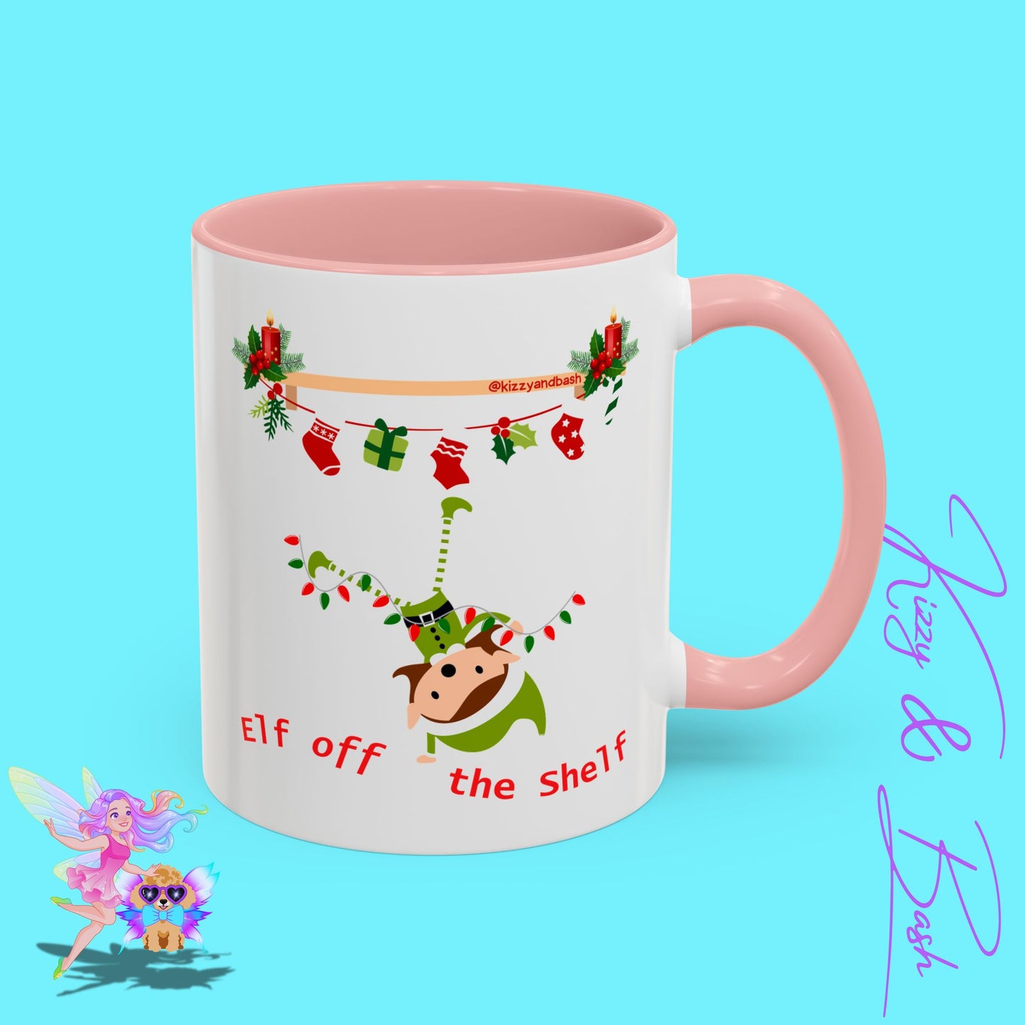 Unique Christmas Mug for Elf Lovers One of a Kind Christmas Coffee Mug Hilarious Christmas Coffee Mug Unique Christmas Gift for Friends and Family Cute Christmas Gift for Teachers Elf off the Shelf Accent Coffee Mug - 11, 15oz