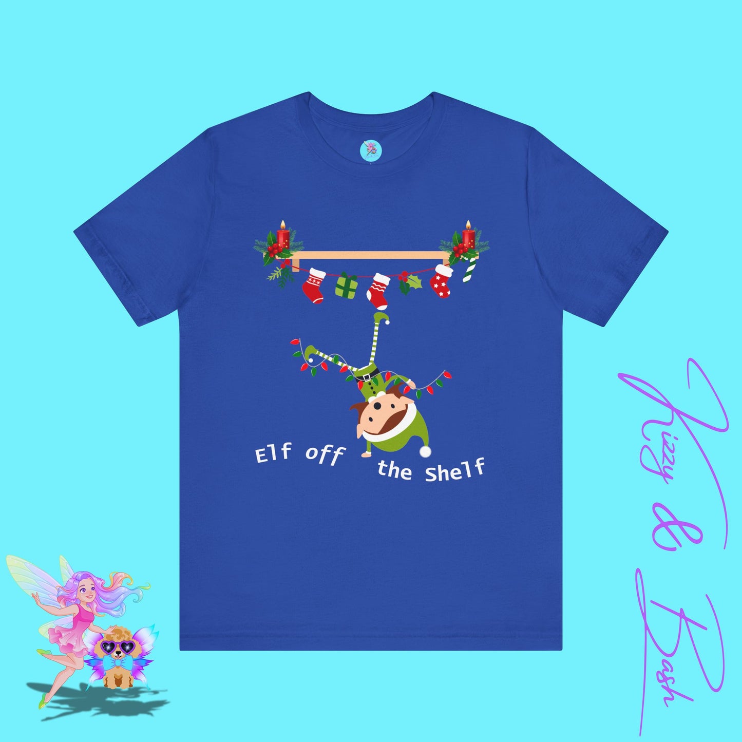 Elf Off the Shelf Christmas Shirt Funny Holiday Gift for Friends or Family Gift for Christmas Elf Fans Adult Unisex Jersey Short Sleeve Tee