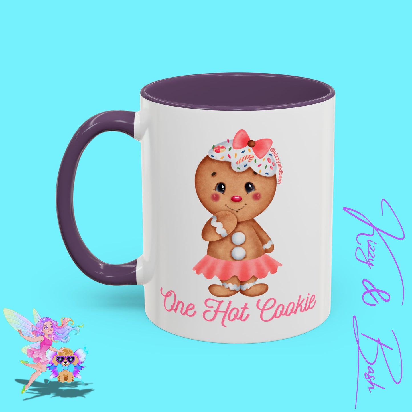 Ultimate Gingerbread Mug Cute Gingerbread Coffee Mug for Her One Hot Cookie Christmas Cookie Mug Gift for Gingerbread Lovers Unique Gift for Bakers Accent Coffee Mug - 11, 15oz