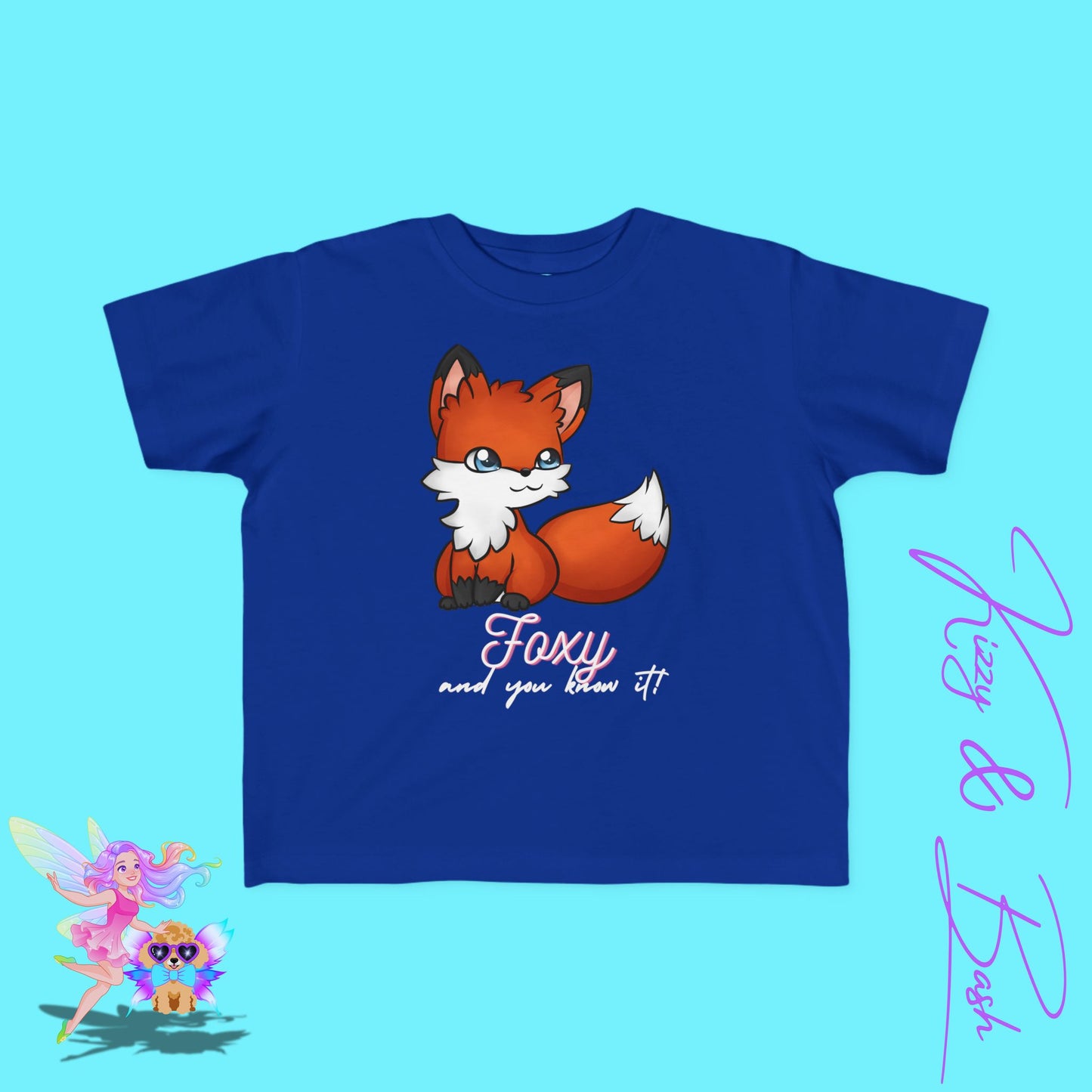 Foxy and You Know It T-Shirt for Toddlers Funny Animal Pun T-Shirt Cute and Confident Animal Shirt Empowering Forestcore Gift Idea Red Fox Woodland Shirt for Toddler's Fine Jersey Tee