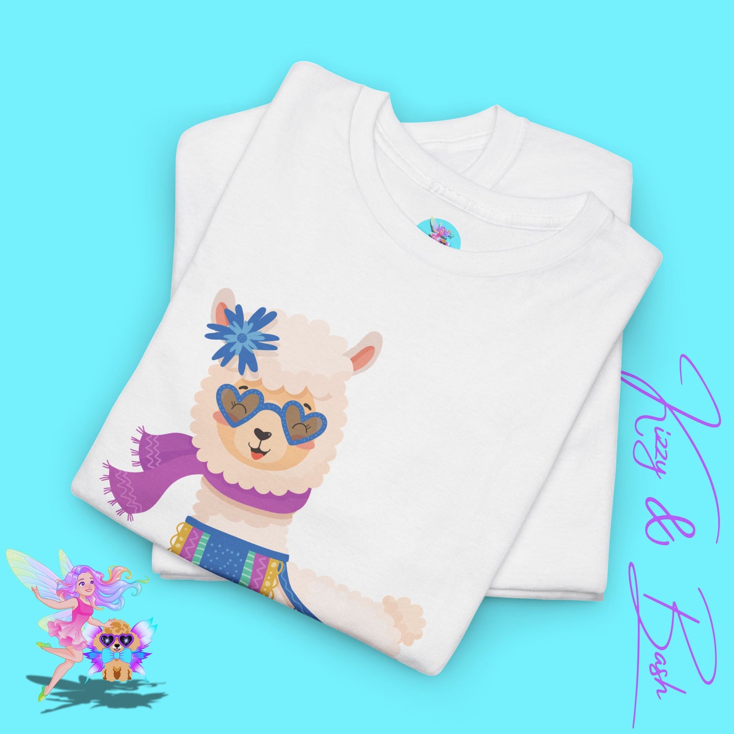 All Drama Llama T-Shirt for Adults Sassy T-Shirt for Her Unique Llama Shirt Gift for Llama Lovers Funny Animal T-Shirt for Her Drama Queen Shirt Unisex Heavy Cotton Tee