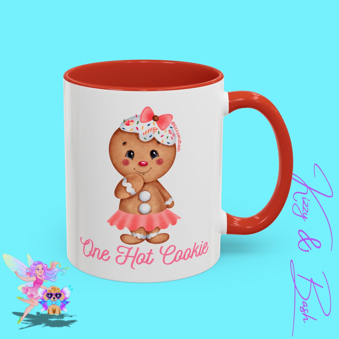 Ultimate Gingerbread Mug Cute Gingerbread Coffee Mug for Her One Hot Cookie Christmas Cookie Mug Gift for Gingerbread Lovers Unique Gift for Bakers Accent Coffee Mug - 11, 15oz