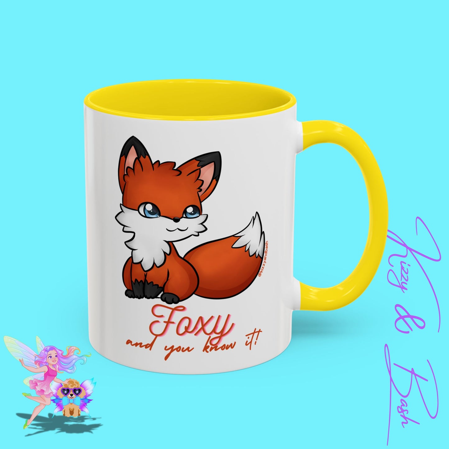 Red Fox Mug for Her Funny Woodland Animal Gift Idea Cute Fox Coffee Mug Perfect Gift for Fox Lovers Foxy and You Know It Accent Coffee Mug - 11, 15oz