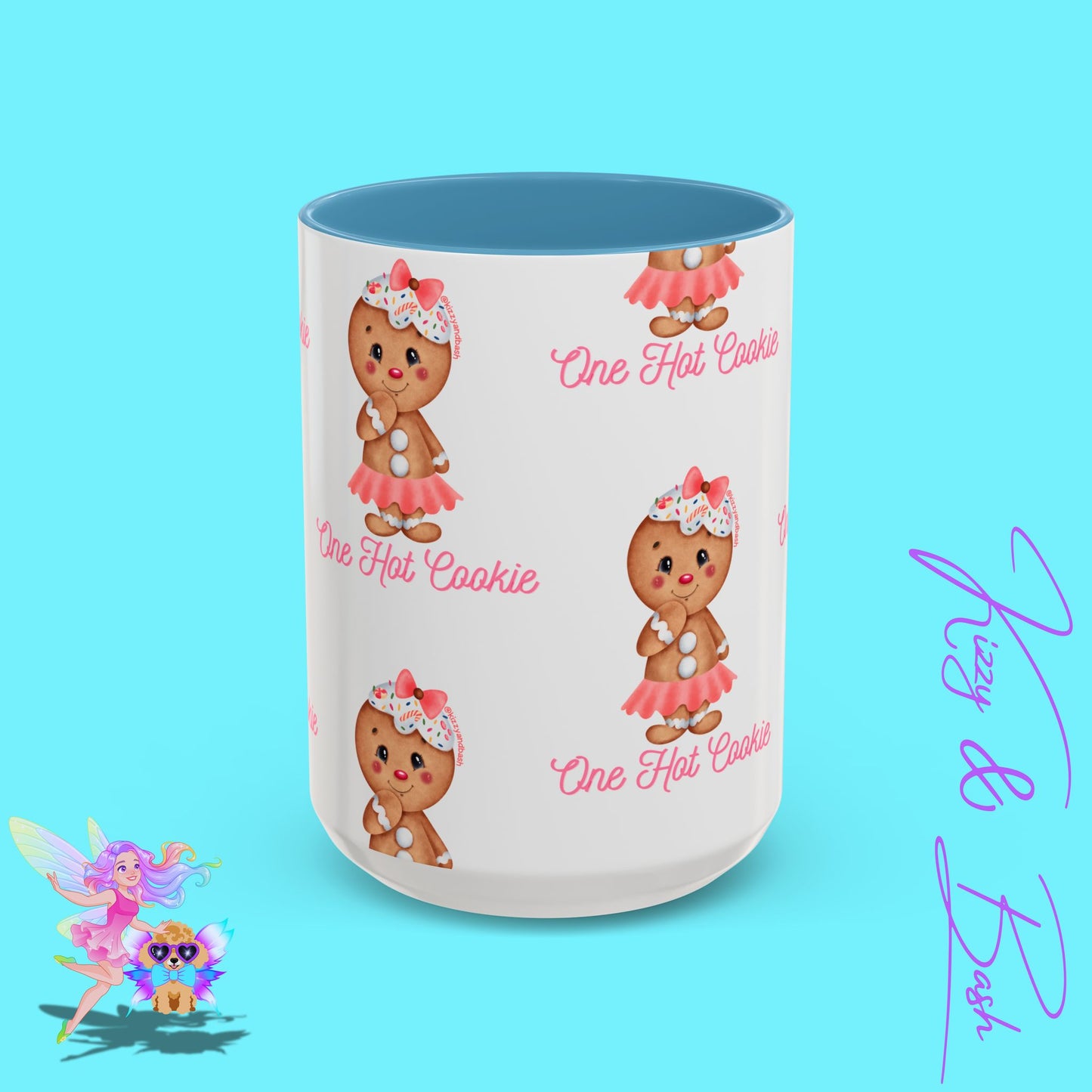 Ultimate Gingerbread Mug Cute Gingerbread Coffee Mug for Her One Hot Cookie Christmas Cookie Mug Gift for Gingerbread Lovers Unique Gift for Bakers Accent Coffee Mug - 11, 15oz