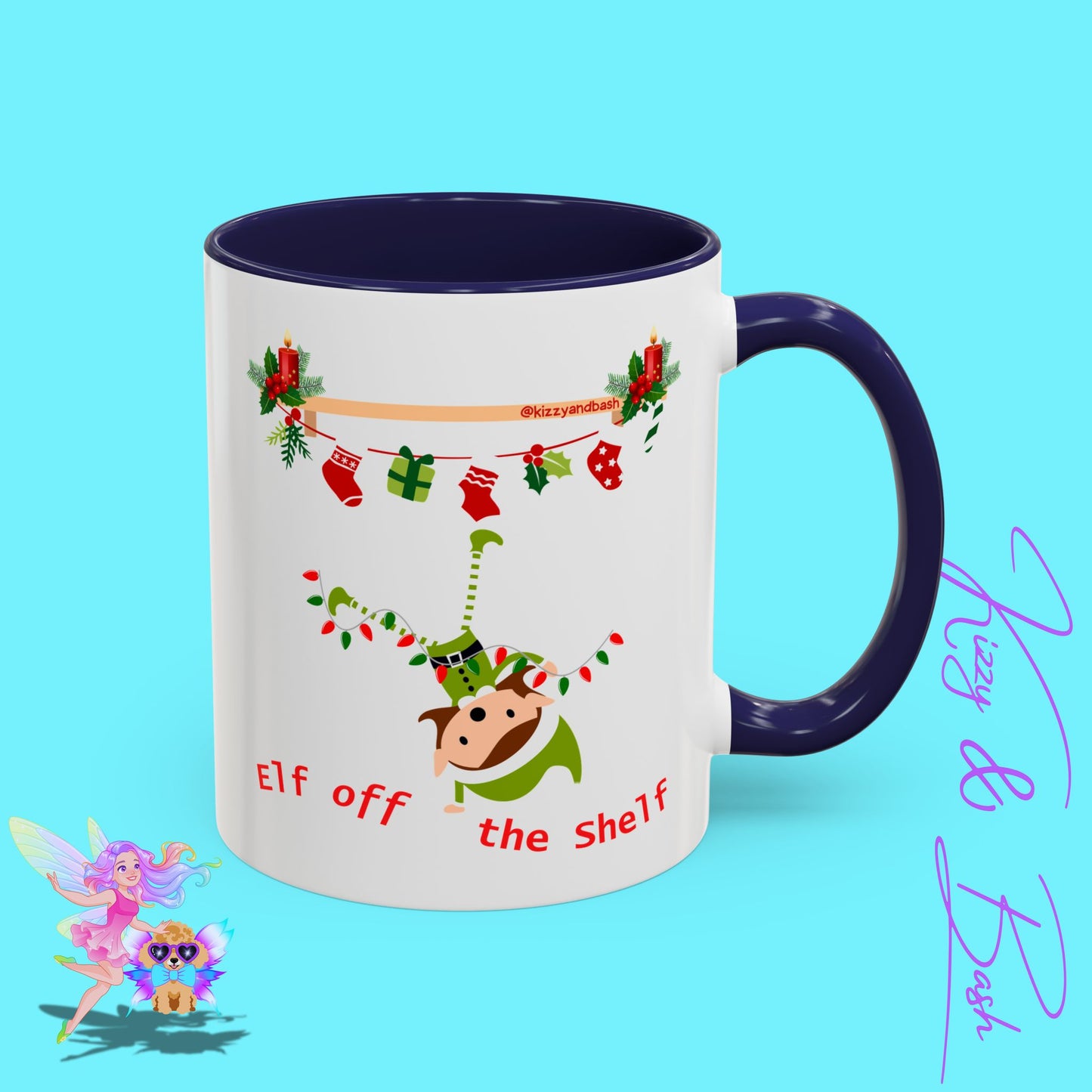 Unique Christmas Mug for Elf Lovers One of a Kind Christmas Coffee Mug Hilarious Christmas Coffee Mug Unique Christmas Gift for Friends and Family Cute Christmas Gift for Teachers Elf off the Shelf Accent Coffee Mug - 11, 15oz